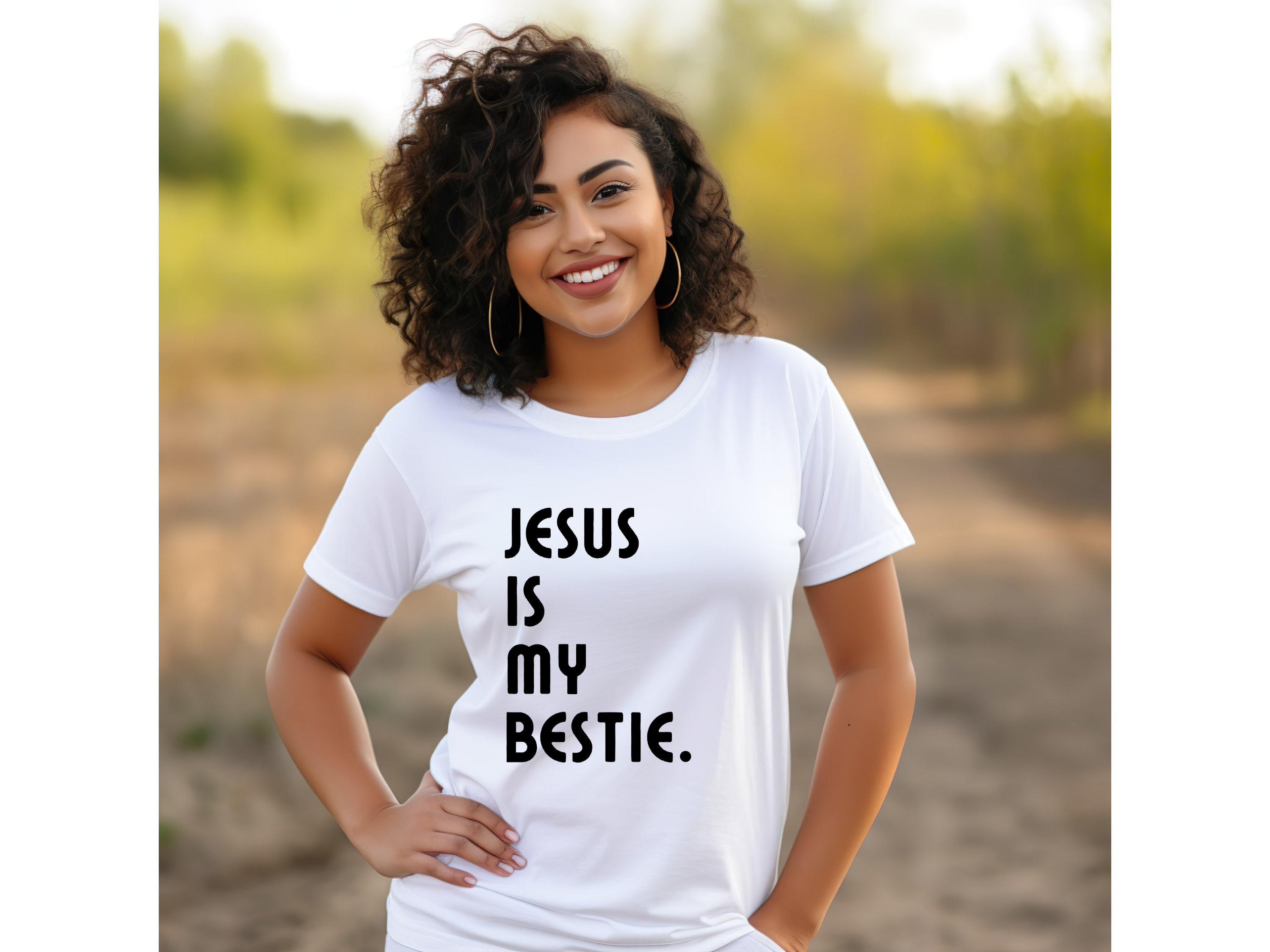 Jesus is My Bestie T-shirt 