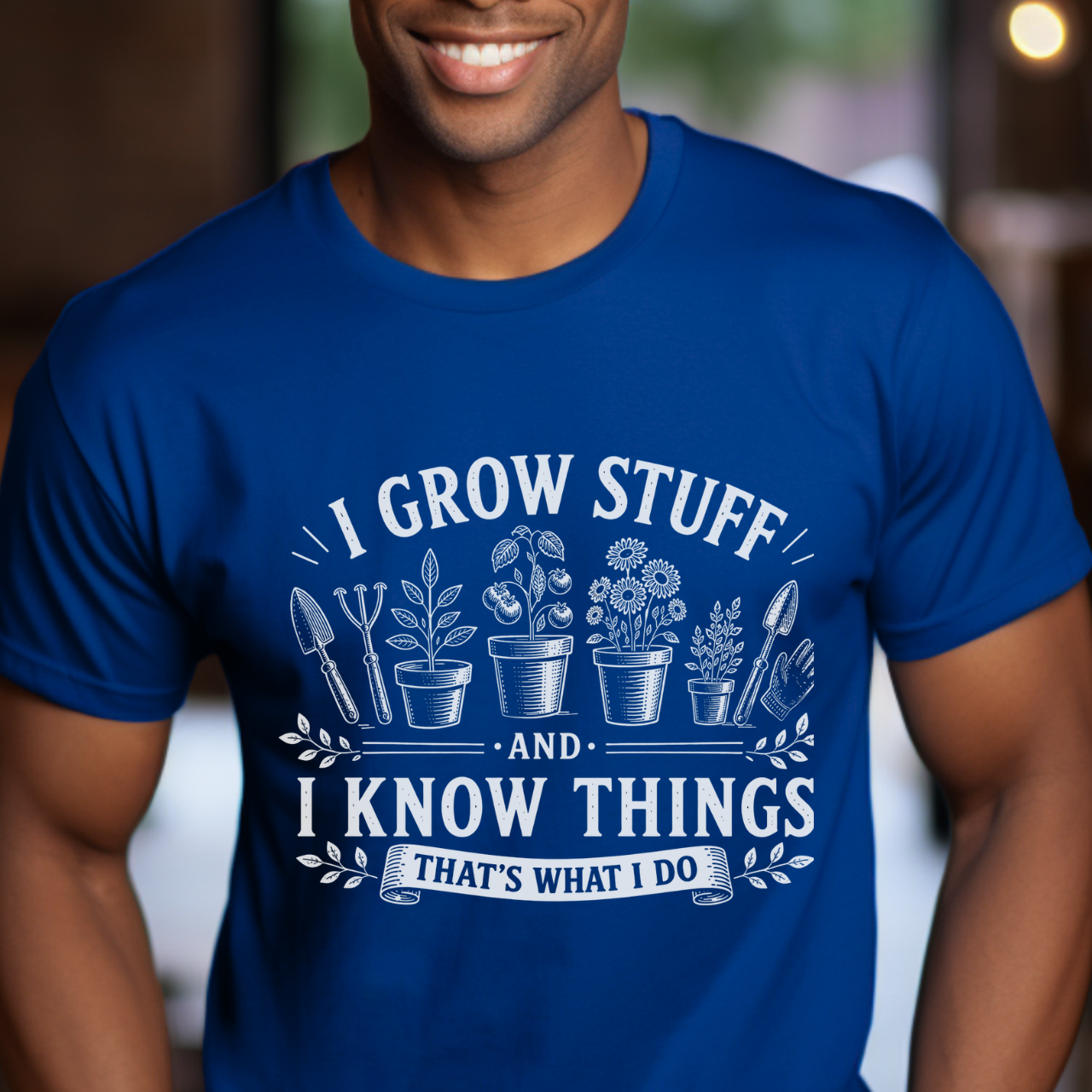 Gardner's T-Shirt - I Grow Stuff And I Know Things product thumbnail image Gardner's T-Shirt - I Grow Stuff And I Know Things product thumbnail image
