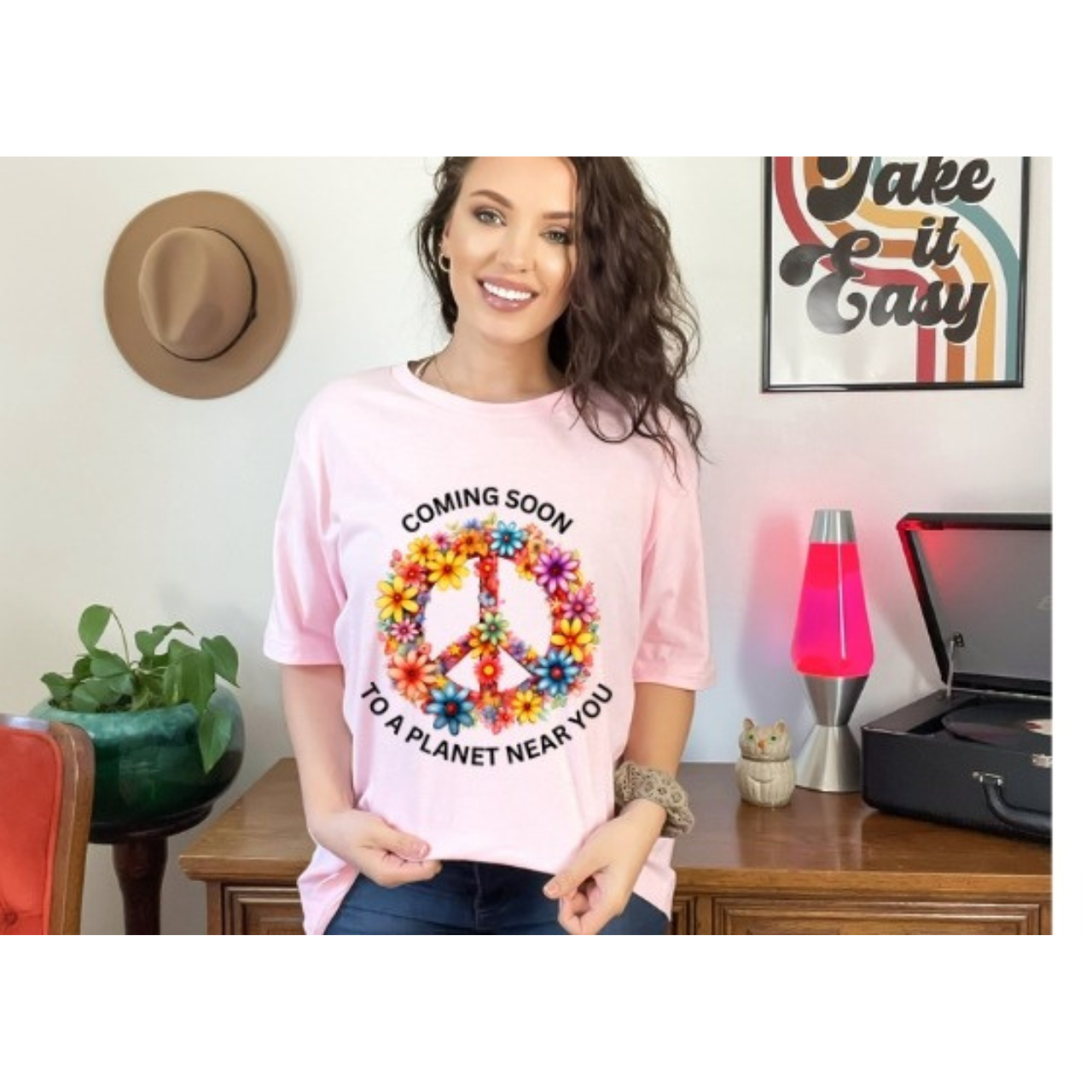 Peace. Coming Soon To A Planet Near You T-shirt 