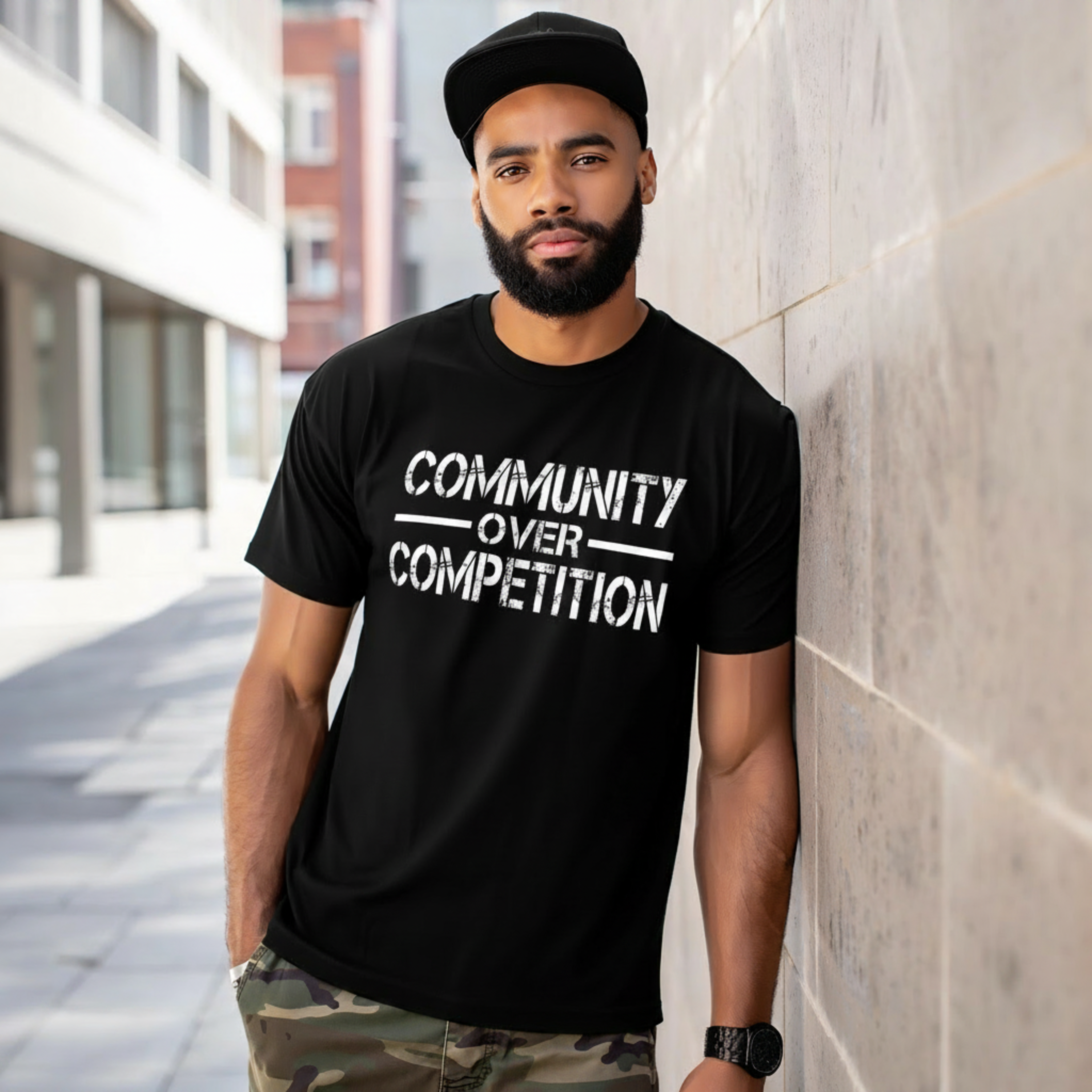 "Community Over Competition" T-Shirt | Unity Shirt for Real Estate Professionals