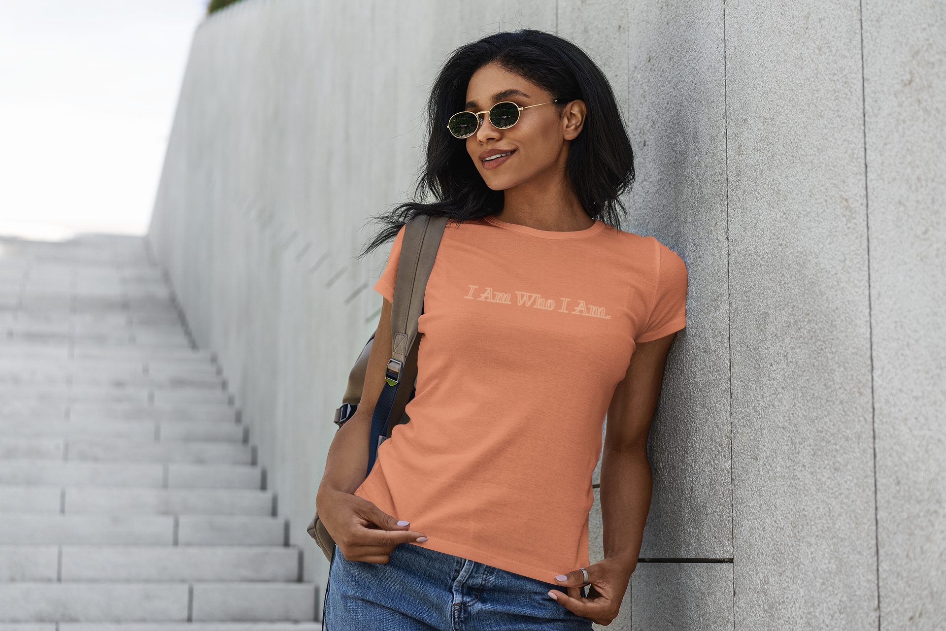 I am who I am - Empowering Women's Tee, Inspirational Apparel, Affirmation Shirt