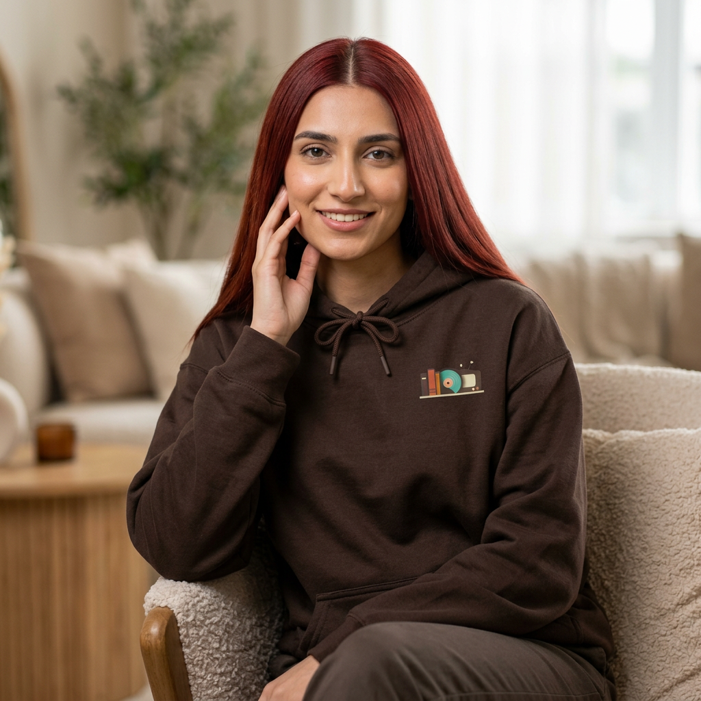 Logged Logo Heavy Hooded Sweatshirt product thumbnail image