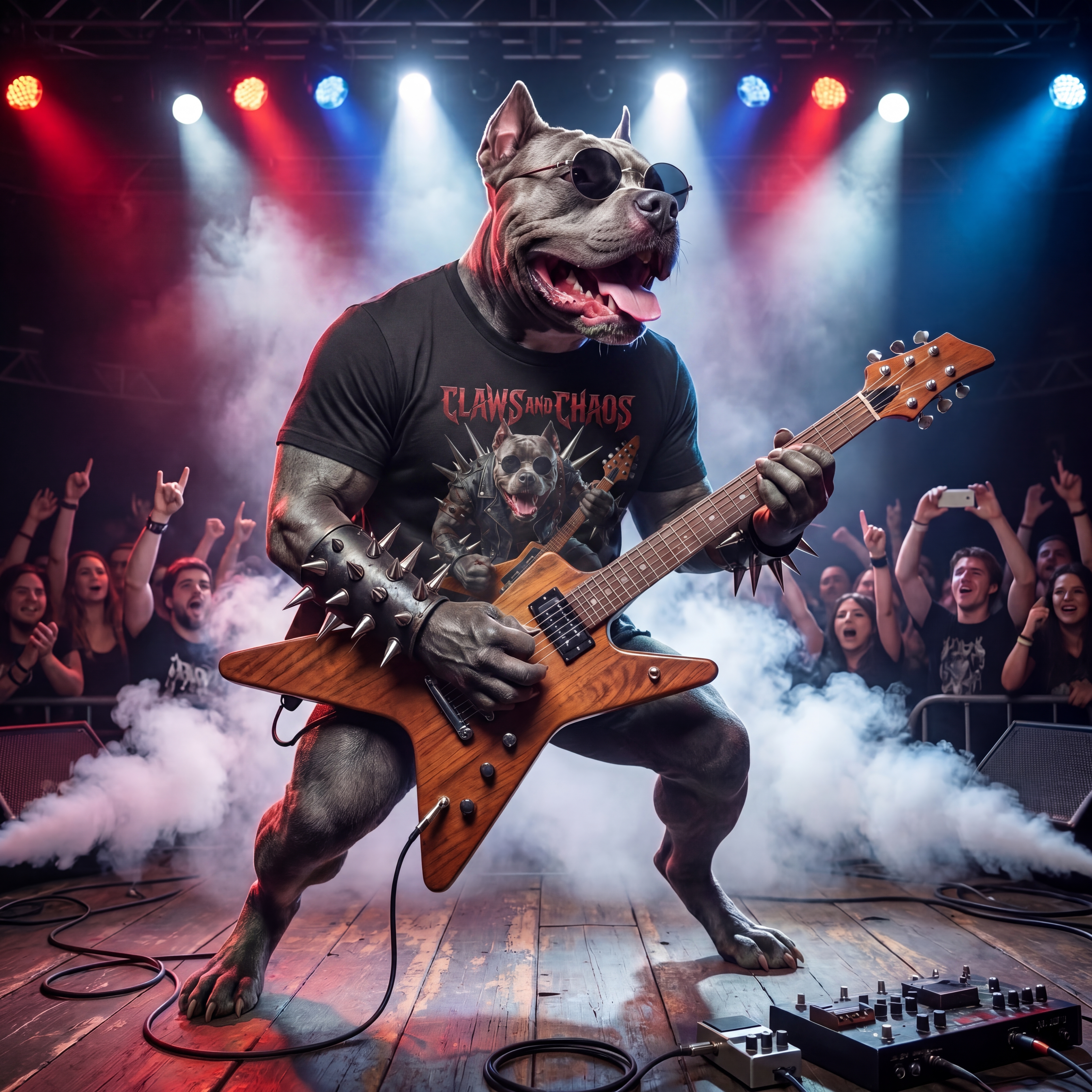 Claws & Chaos "House Ironjaw" Rhythm Guitar Player T-Shirt — Fan Swag Tee product thumbnail image Claws & Chaos "House Ironjaw" Rhythm Guitar Player T-Shirt — Fan Swag Tee product thumbnail image
