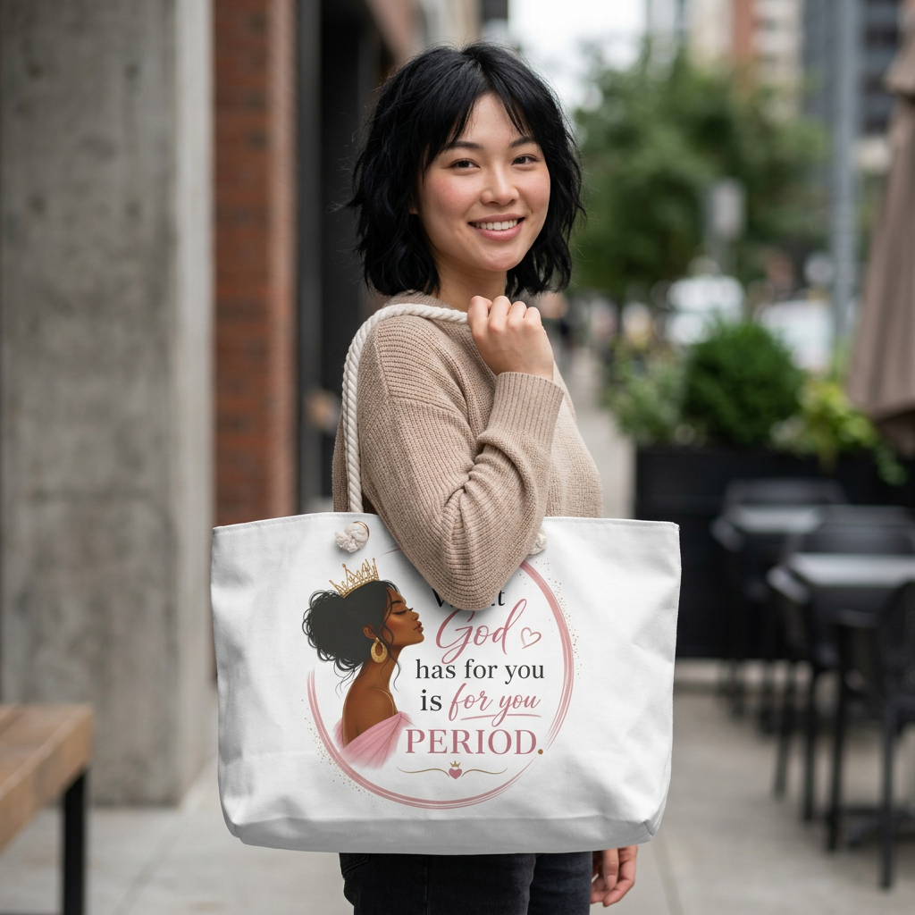 What God has for you. Weekender Bag product thumbnail image What God has for you. Weekender Bag product thumbnail image