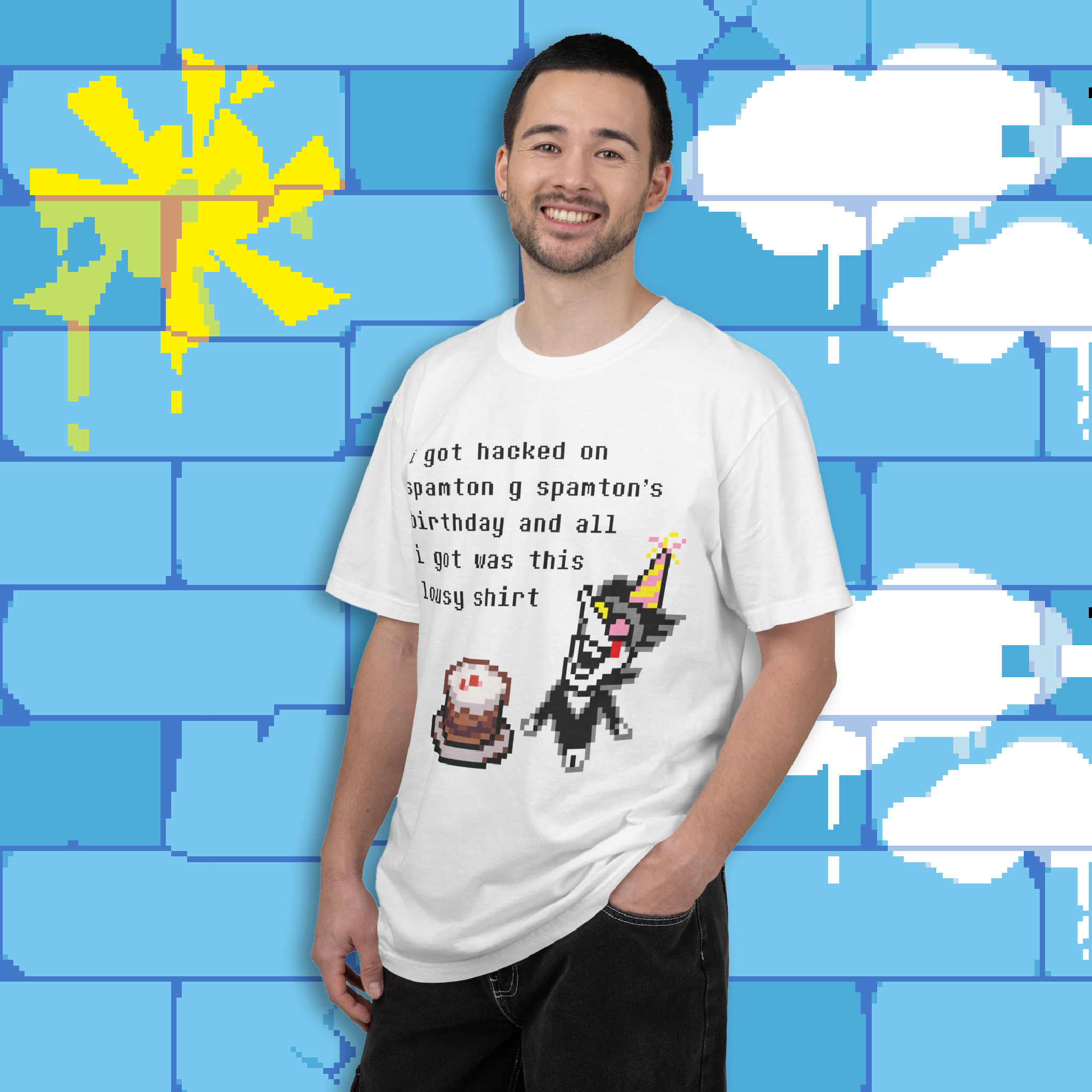 Spamton_Birthday_Hack_1997.exe T-Shirt
