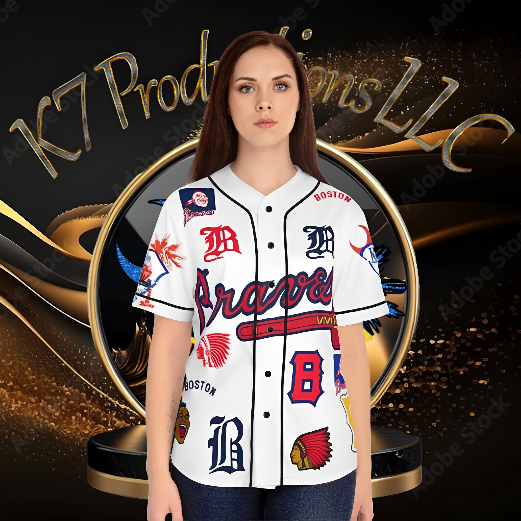 Women's Braves Jersey  product thumbnail image