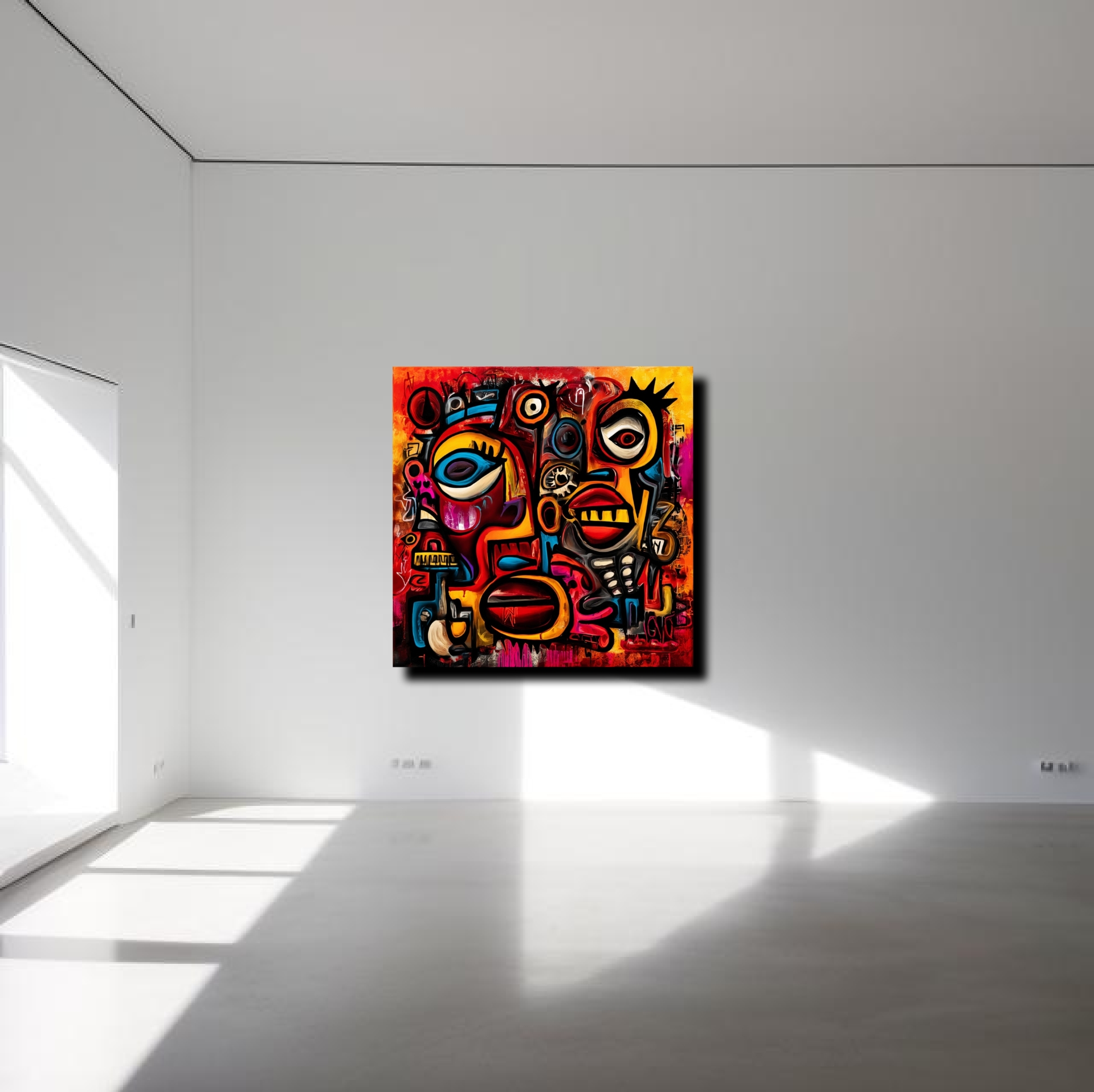 Abstract Street Art Canvas Print — Bold Colorful Graffiti Portrait product thumbnail image Abstract Street Art Canvas Print — Bold Colorful Graffiti Portrait product thumbnail image