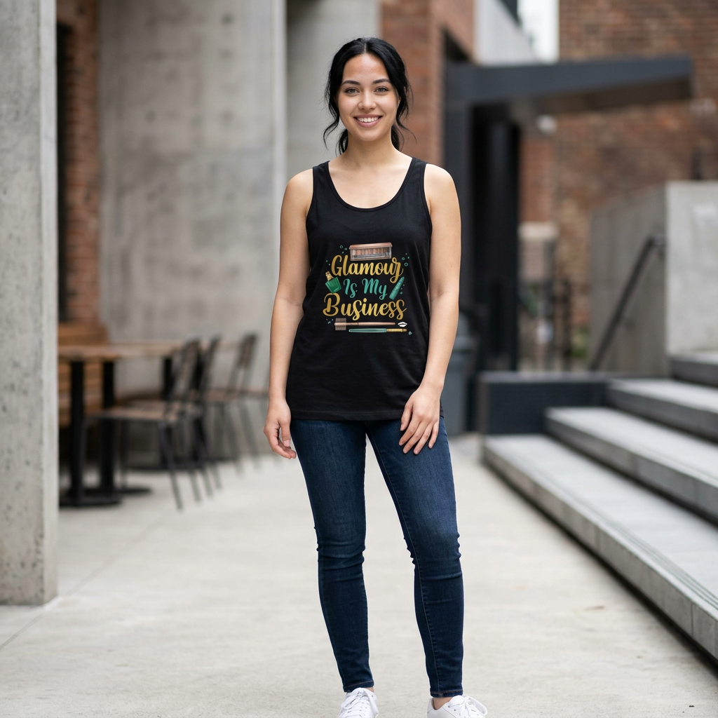 Glamour is my Business. Unisex Jersey Tank