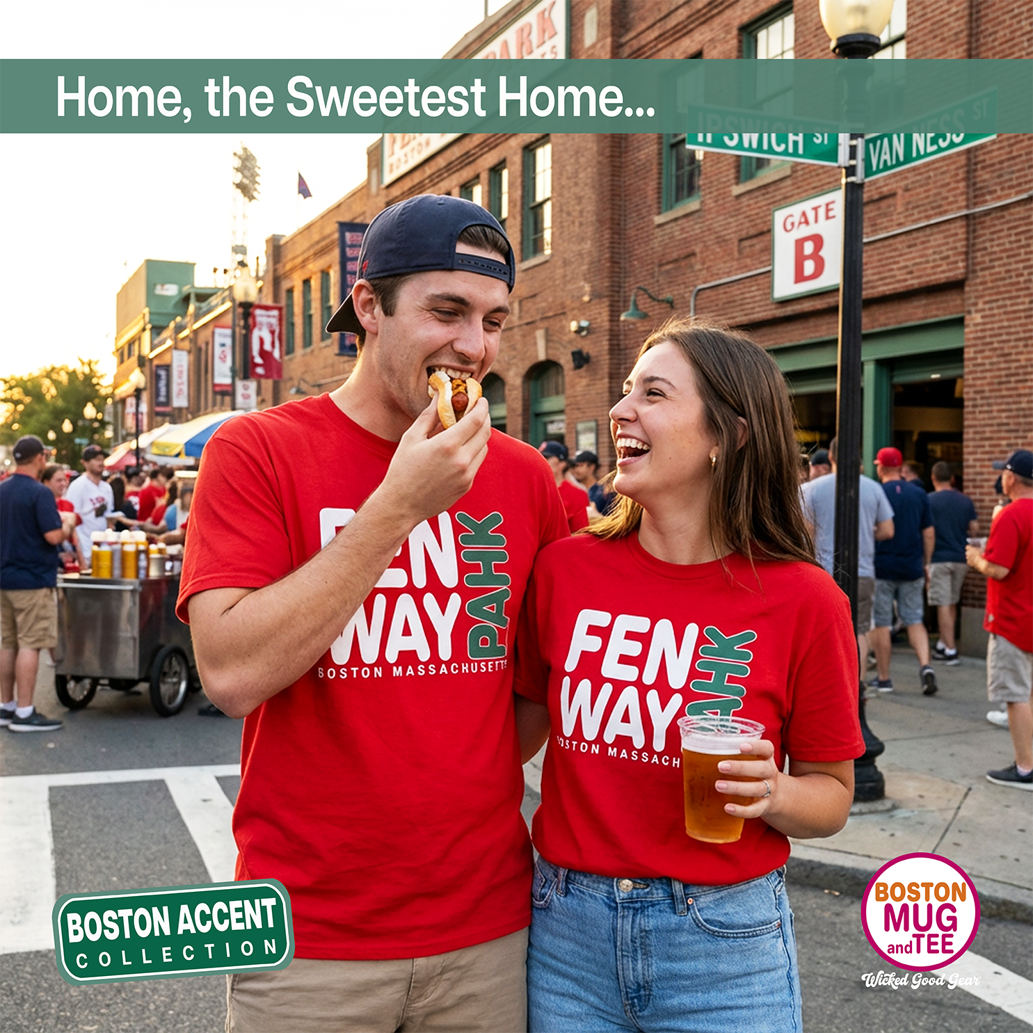 Fenway Park Boston Accent Tee Shirt