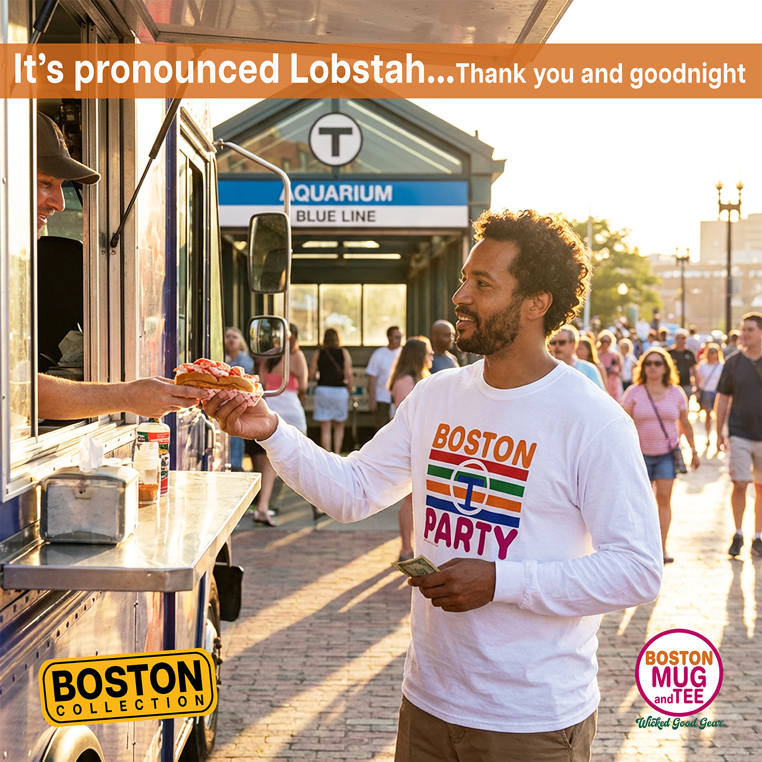 Boston "T" Party Long Sleeve Tee, Comfort Colors®  product thumbnail image