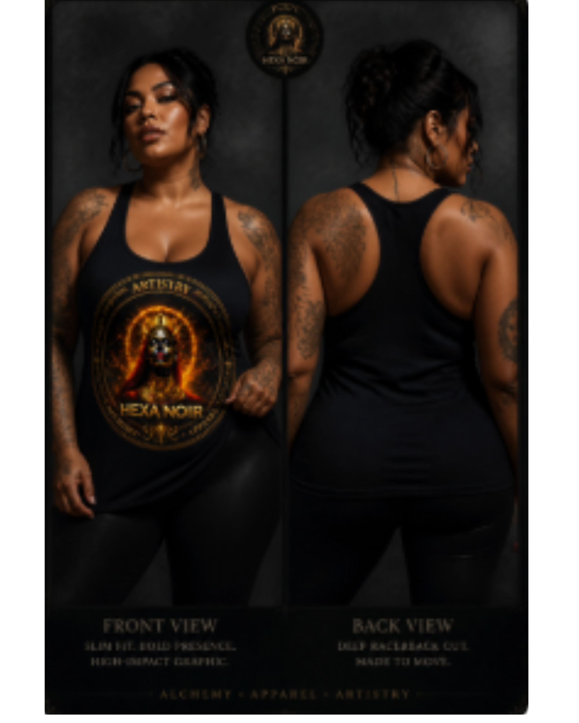 Hexa Noir Signature Racerback Tank product thumbnail image