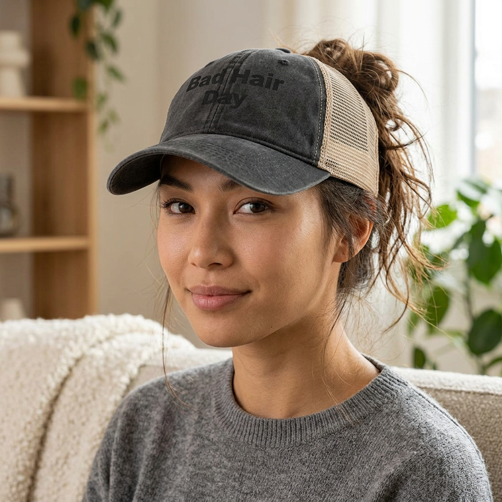 Bad Hair Day Mesh-Back Cap from The Honest Joke