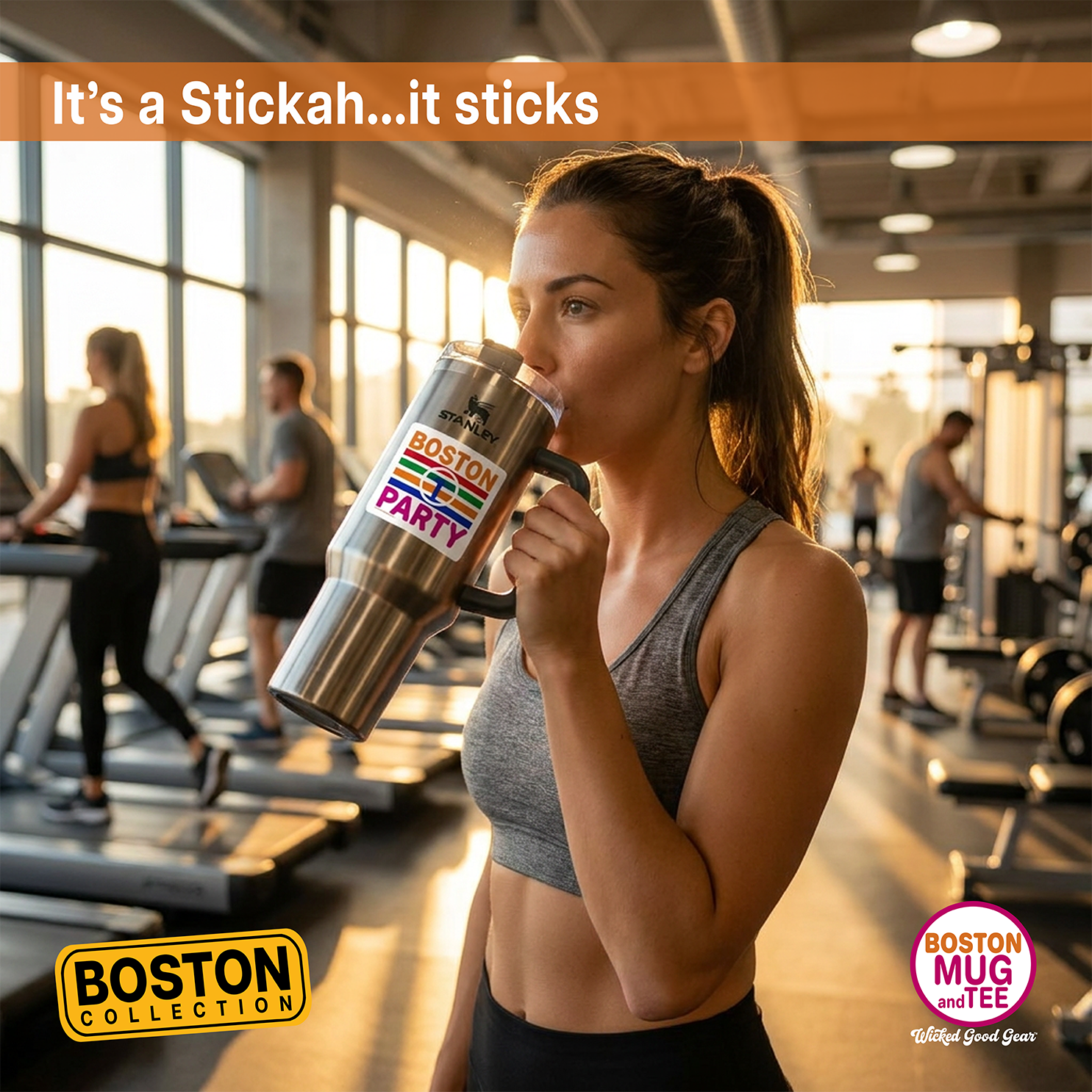 Boston "T" Party Subway Vinyl Sticker product thumbnail image Boston "T" Party Subway Vinyl Sticker product thumbnail image