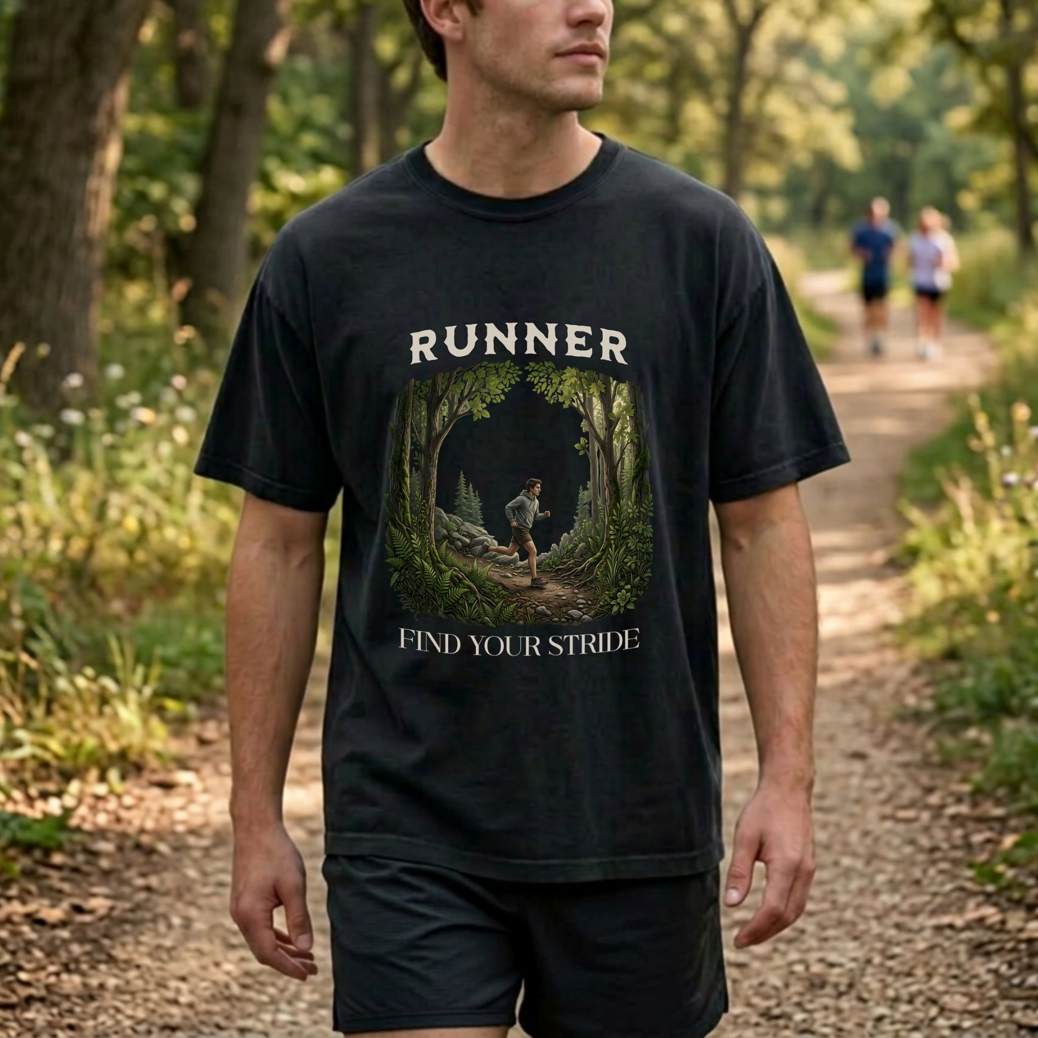 Runner T-Shirt — Find Your Stride Motivational Graphic Tee(Comfort Colors 1717)