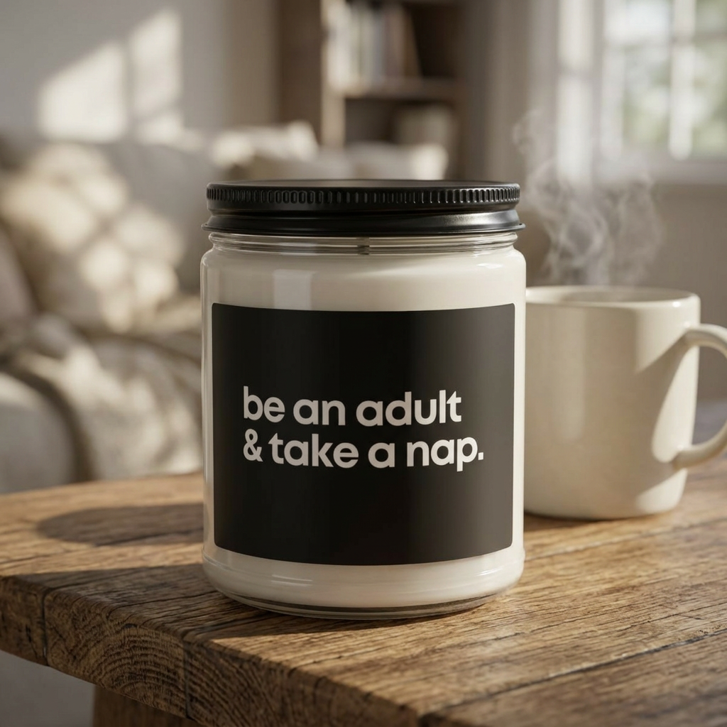 "take a nap" Soy Candle product thumbnail image "take a nap" Soy Candle product thumbnail image