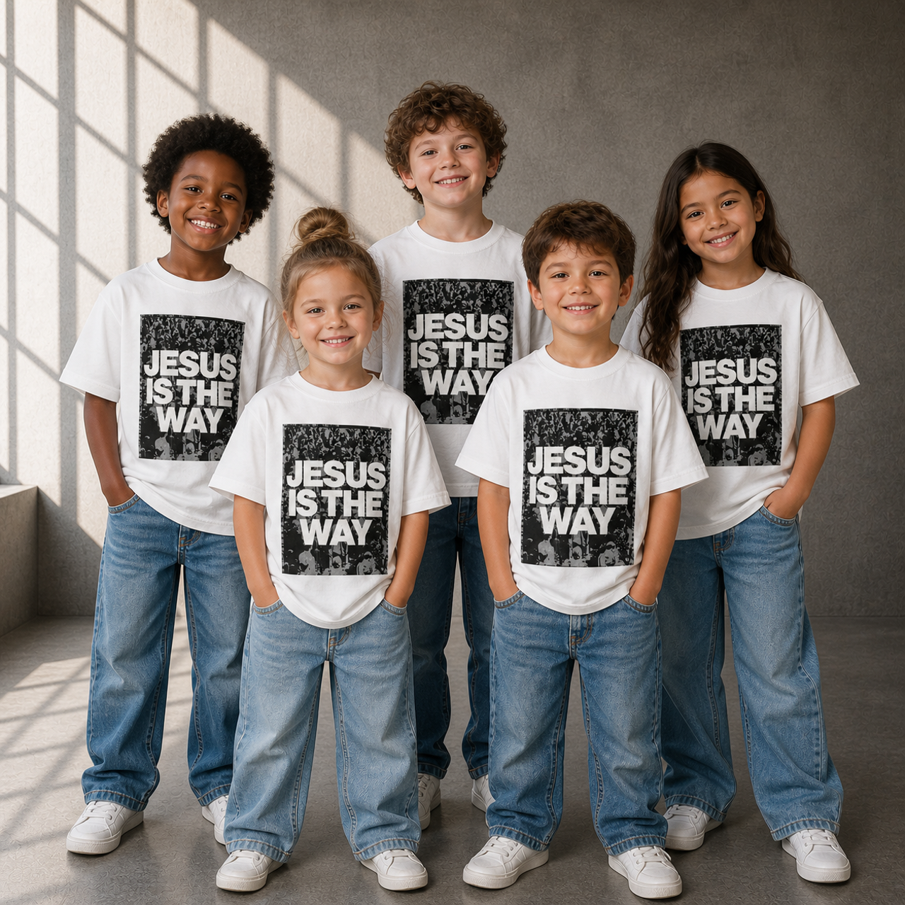Jesus Is The Way | Youth T-Shirt product thumbnail image Jesus Is The Way | Youth T-Shirt product thumbnail image