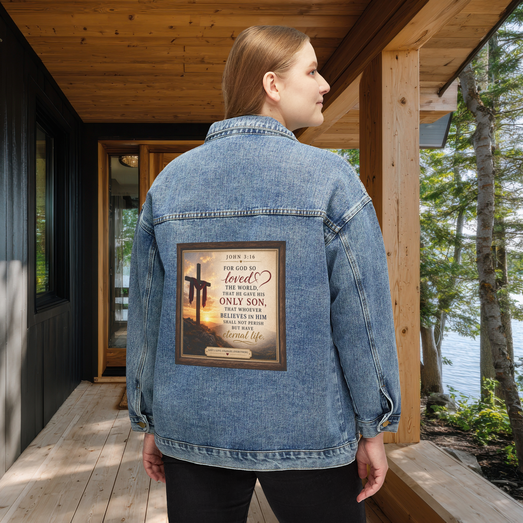Custom Women's Denim Jacket product thumbnail image