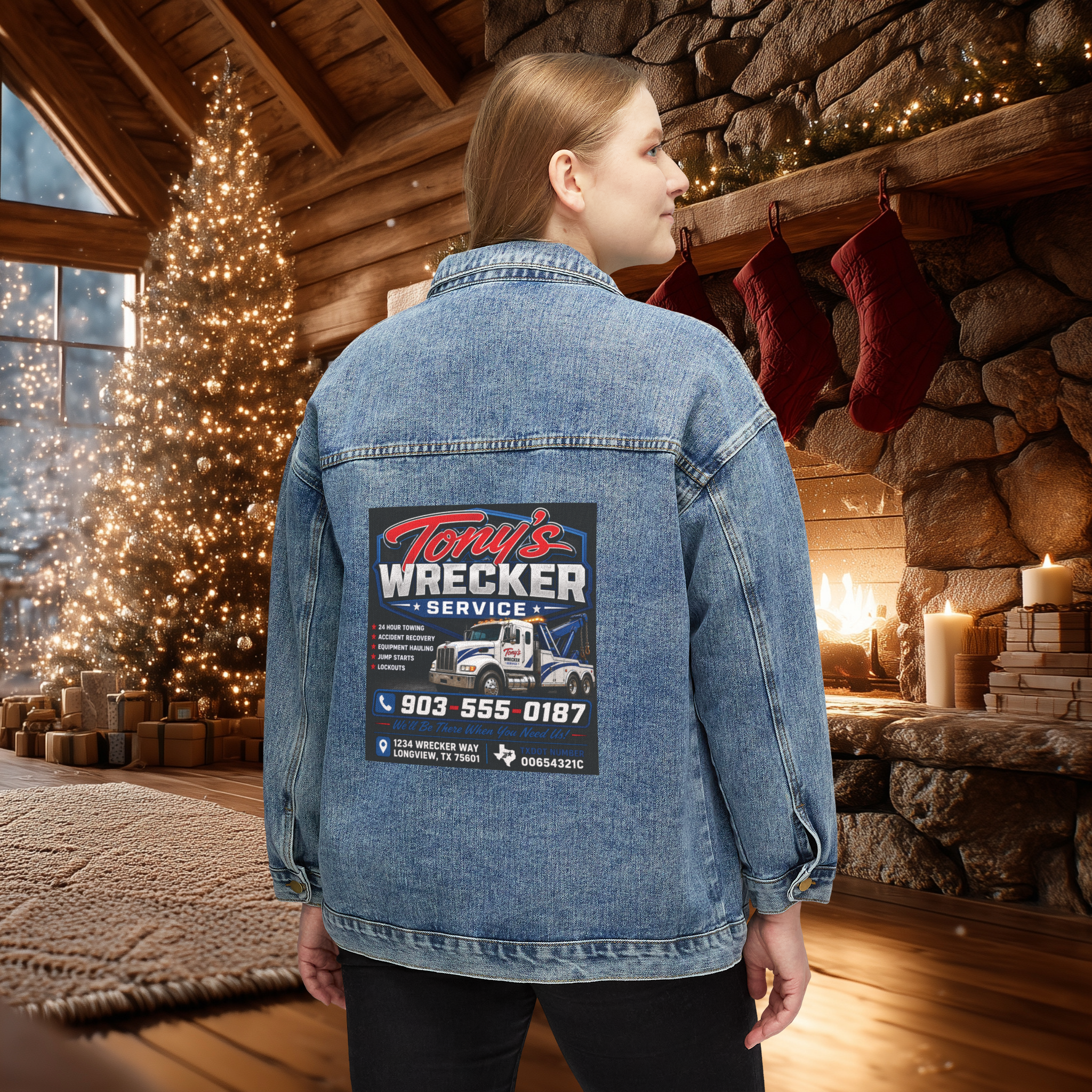 Custom Women's Denim Jacket product thumbnail image