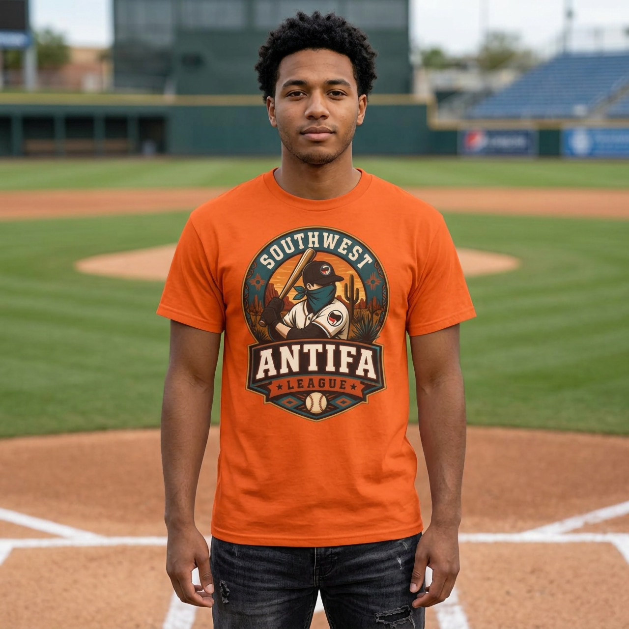Custom Regional Baseball Tee, South West Antifa League Shirt, Personalized Name and Number Tee product thumbnail image Custom Regional Baseball Tee, South West Antifa League Shirt, Personalized Name and Number Tee product thumbnail image