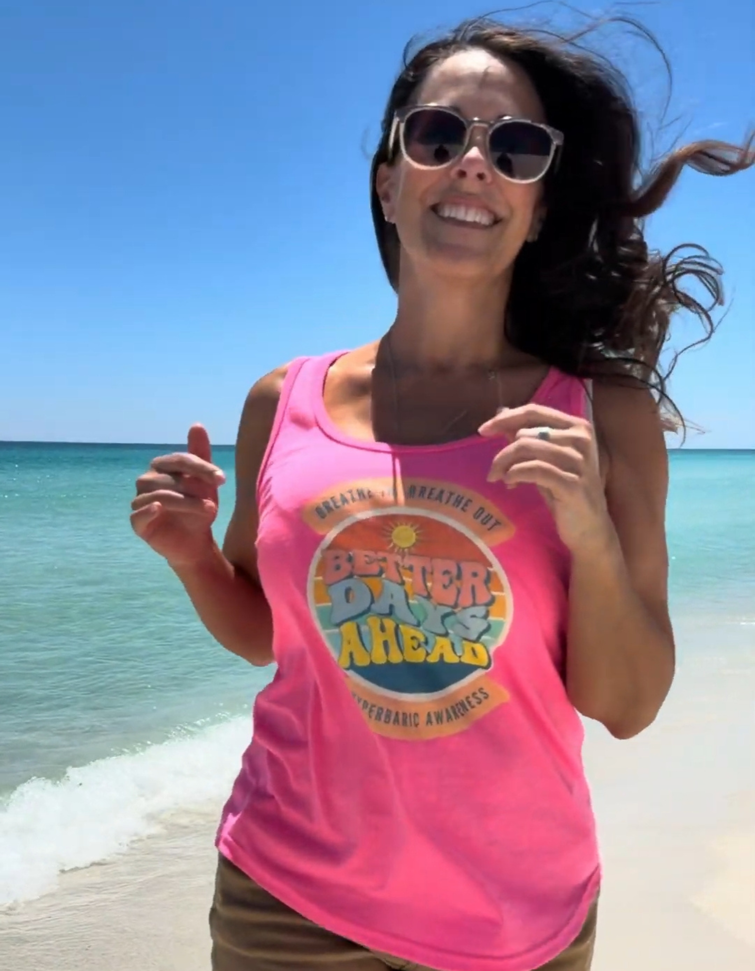 "Better Days Ahead"  — ‘Breathe In, Breathe Out’ Hyperbaric Awareness Women’s Tank Top product thumbnail image