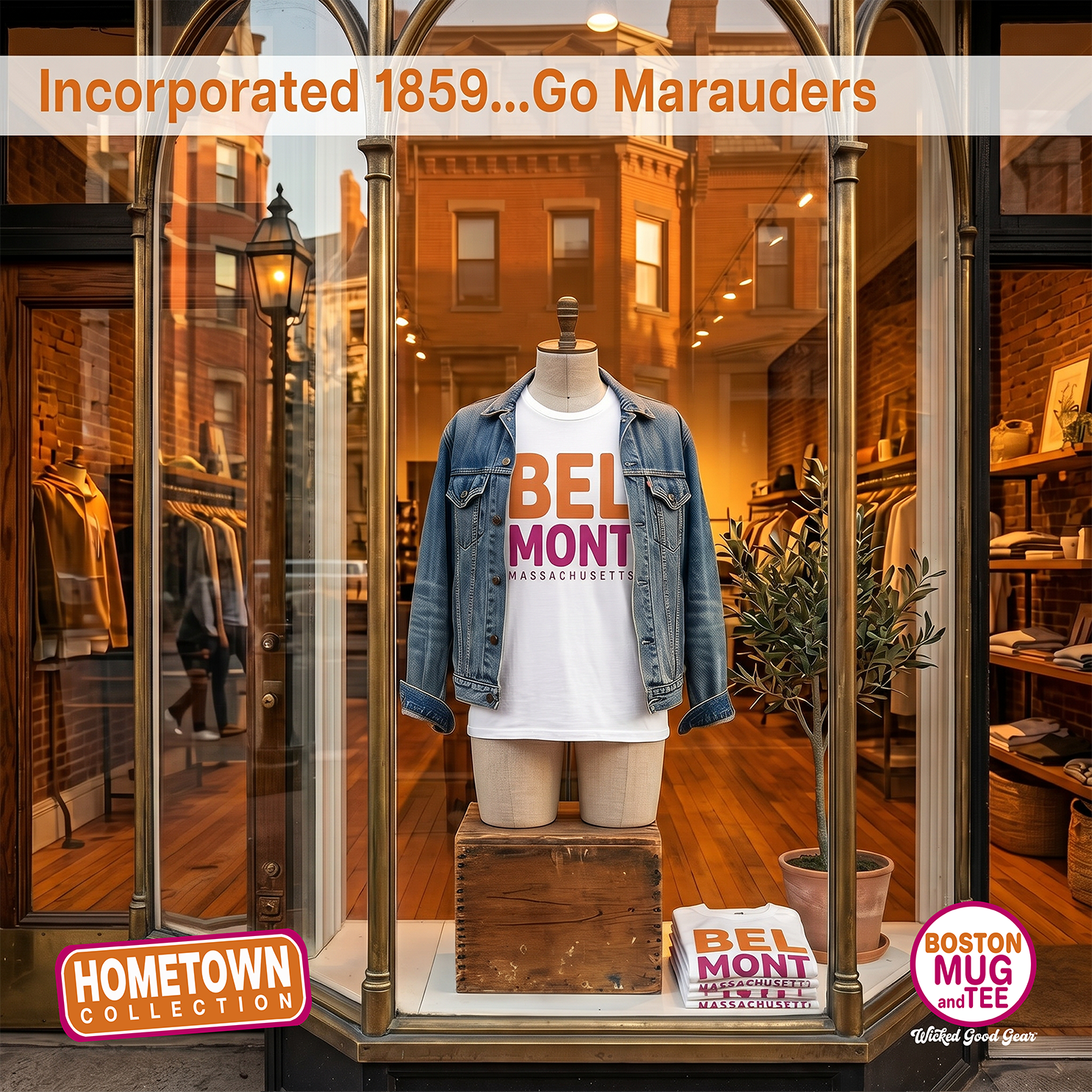 Belmont Massachusetts Tee Shirt product thumbnail image Belmont Massachusetts Tee Shirt product thumbnail image