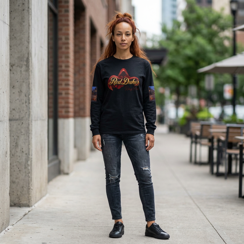 Red Riding Hood Women's Long Sleeve Tee — Red Dukes Comfort Fit Collection