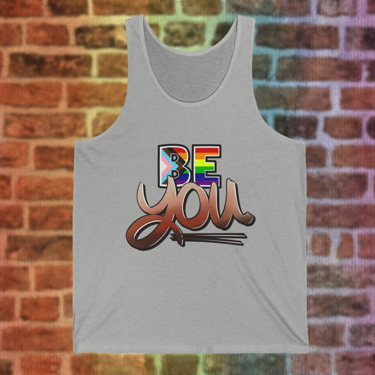 "Be You" Philly Pride 365 Unisex Jersey Tank Top 