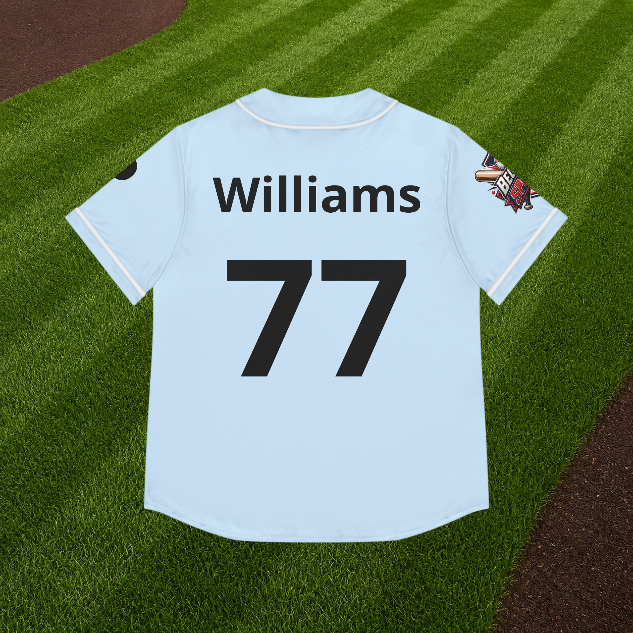 Personalized Women's Baseball Jersey product thumbnail image Personalized Women's Baseball Jersey product thumbnail image
