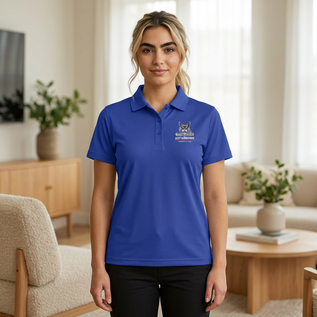 NEW LOGO! Men's Polo Shirt - 325th Airborne Association Performance Polo product thumbnail image