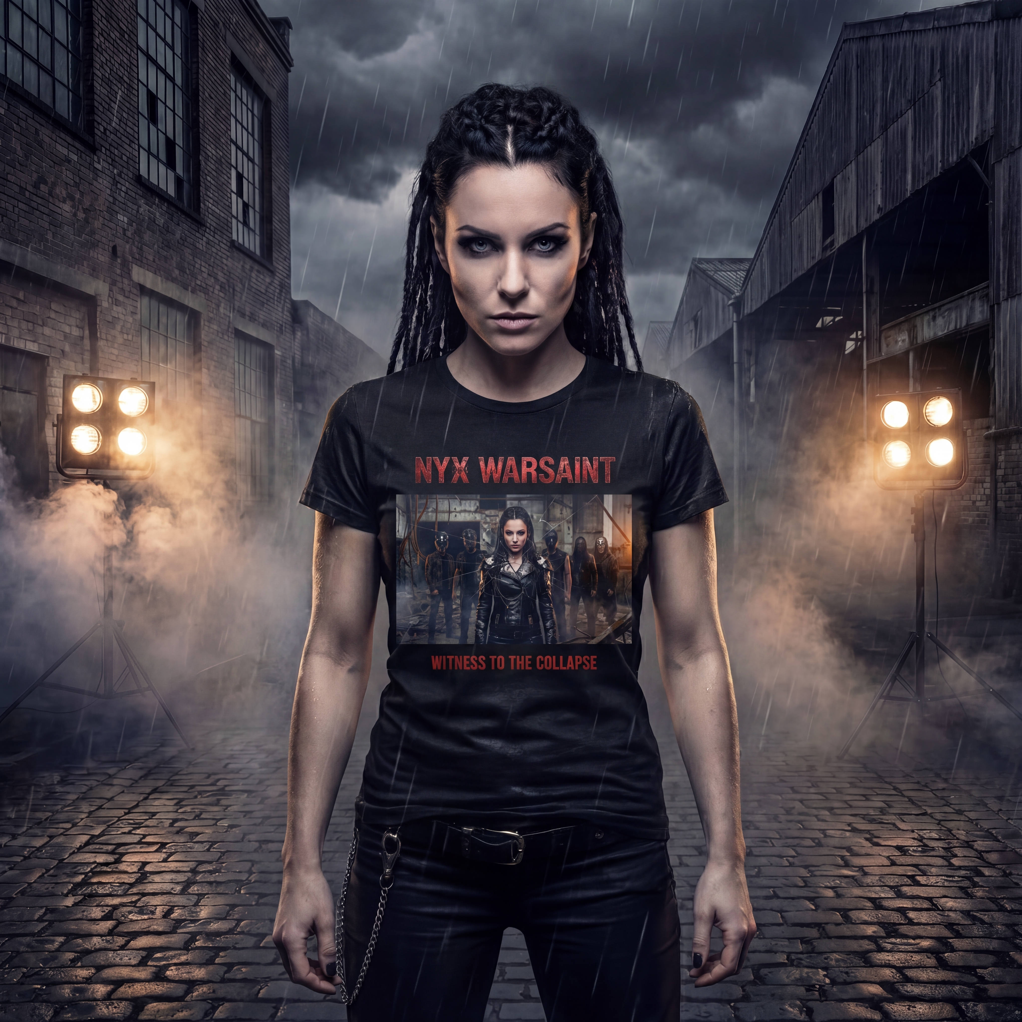 Nyx Warsaint "Warsaint Faction" Band T-Shirt — Concert Tee product thumbnail image Nyx Warsaint "Warsaint Faction" Band T-Shirt — Concert Tee product thumbnail image