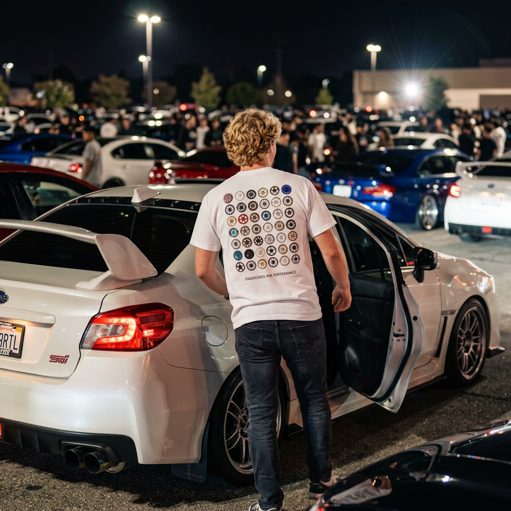 Engineered for Performance Wheel Graphic Tee product thumbnail image