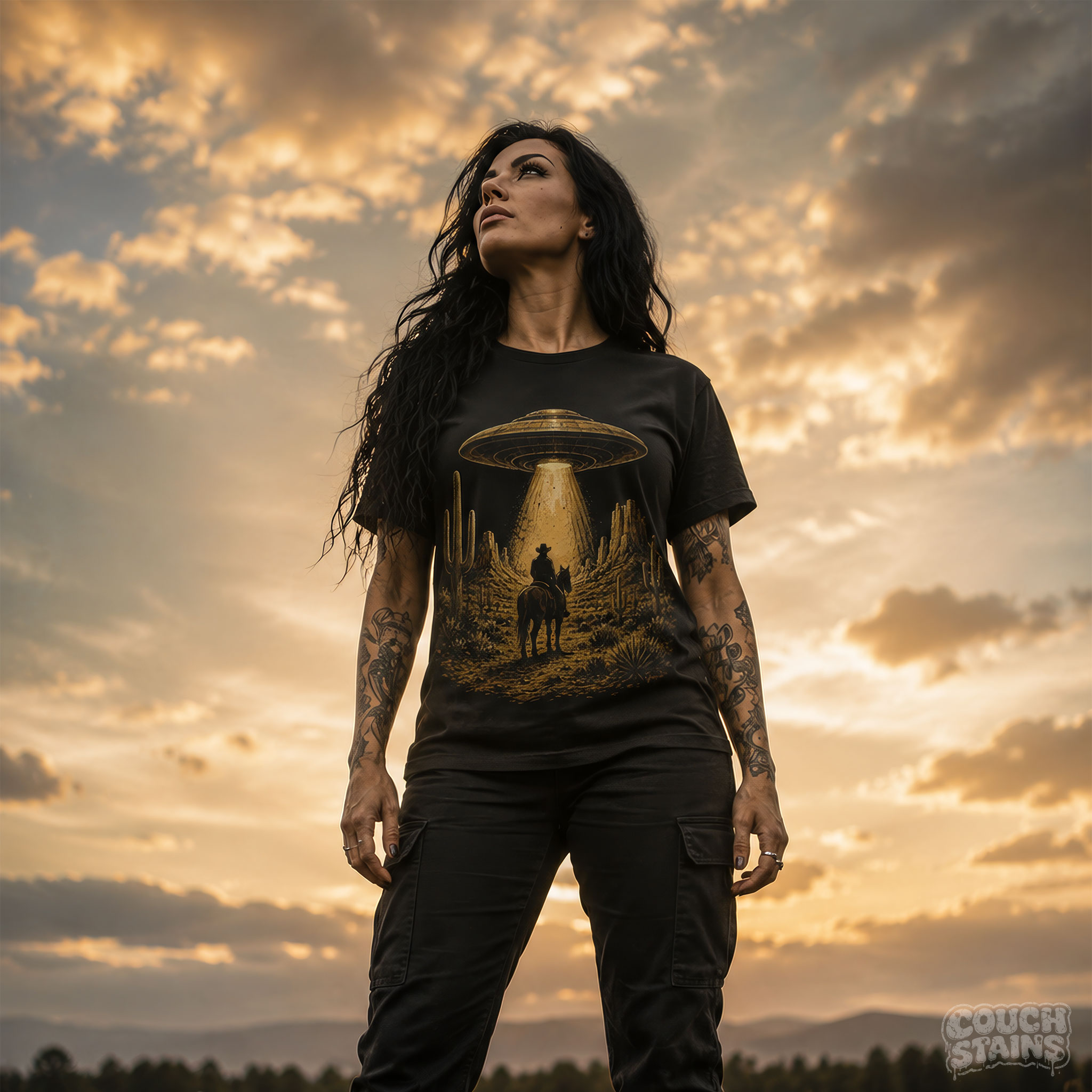 Close Encounter Country Unisex T-Shirt product thumbnail image