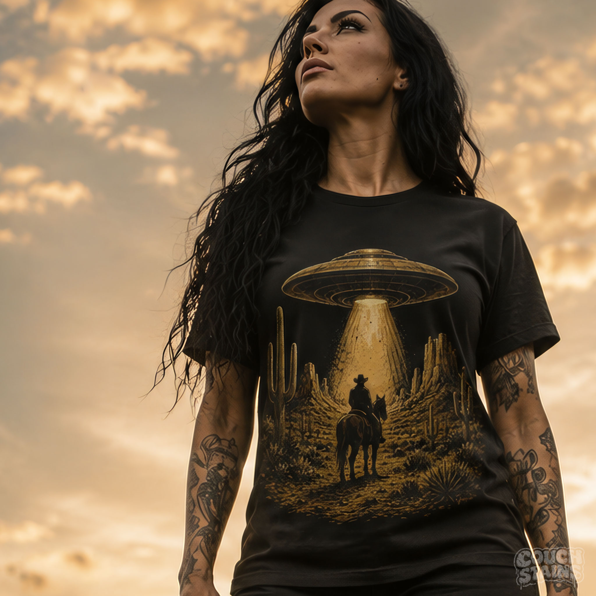 Close Encounter Country Unisex T-Shirt product thumbnail image