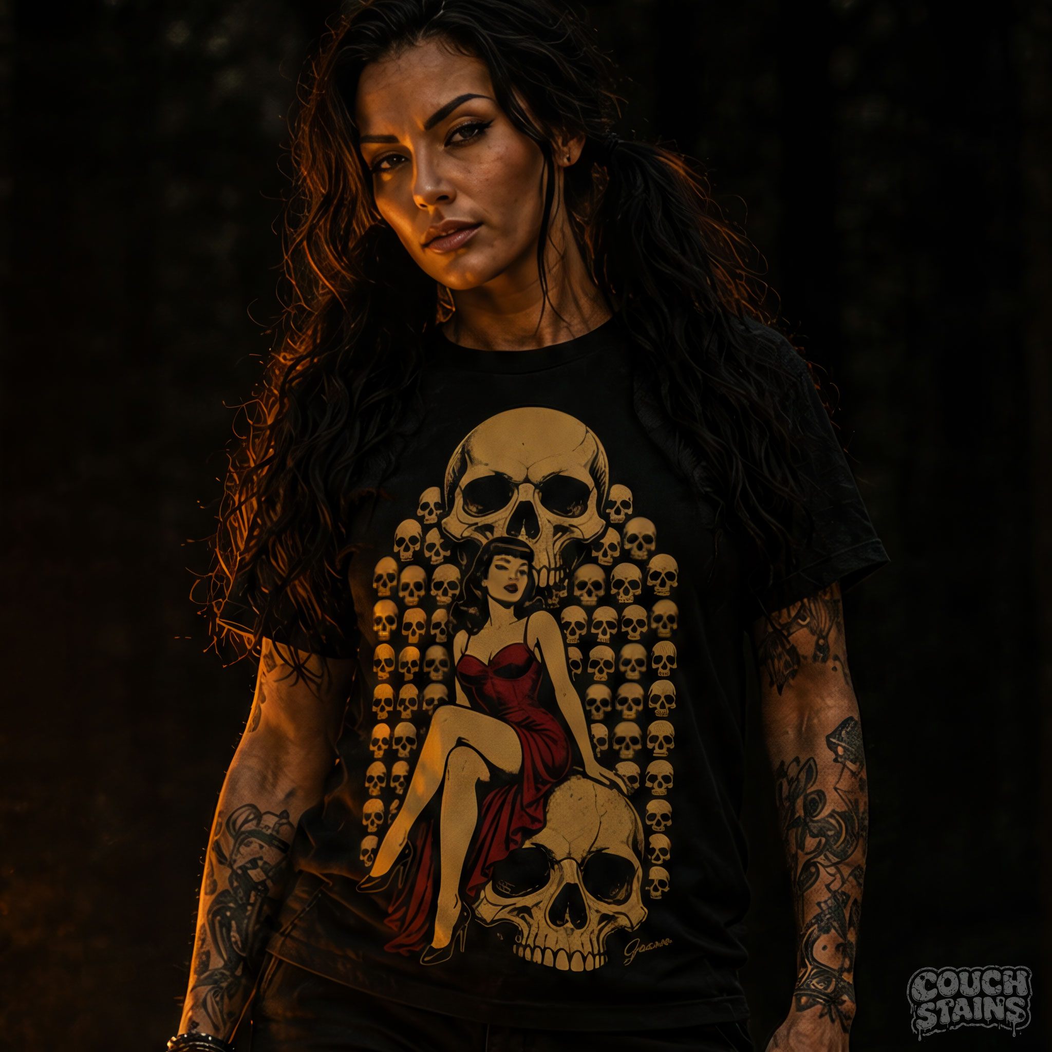 Death Kiss Darling Unisex T-Shirt product thumbnail image