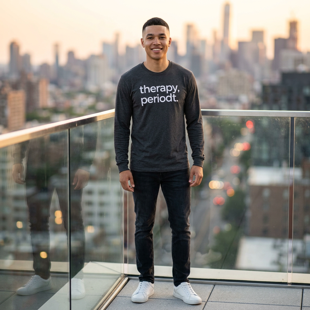 "therapy, periodt" Long-Sleeve Tee product thumbnail image
