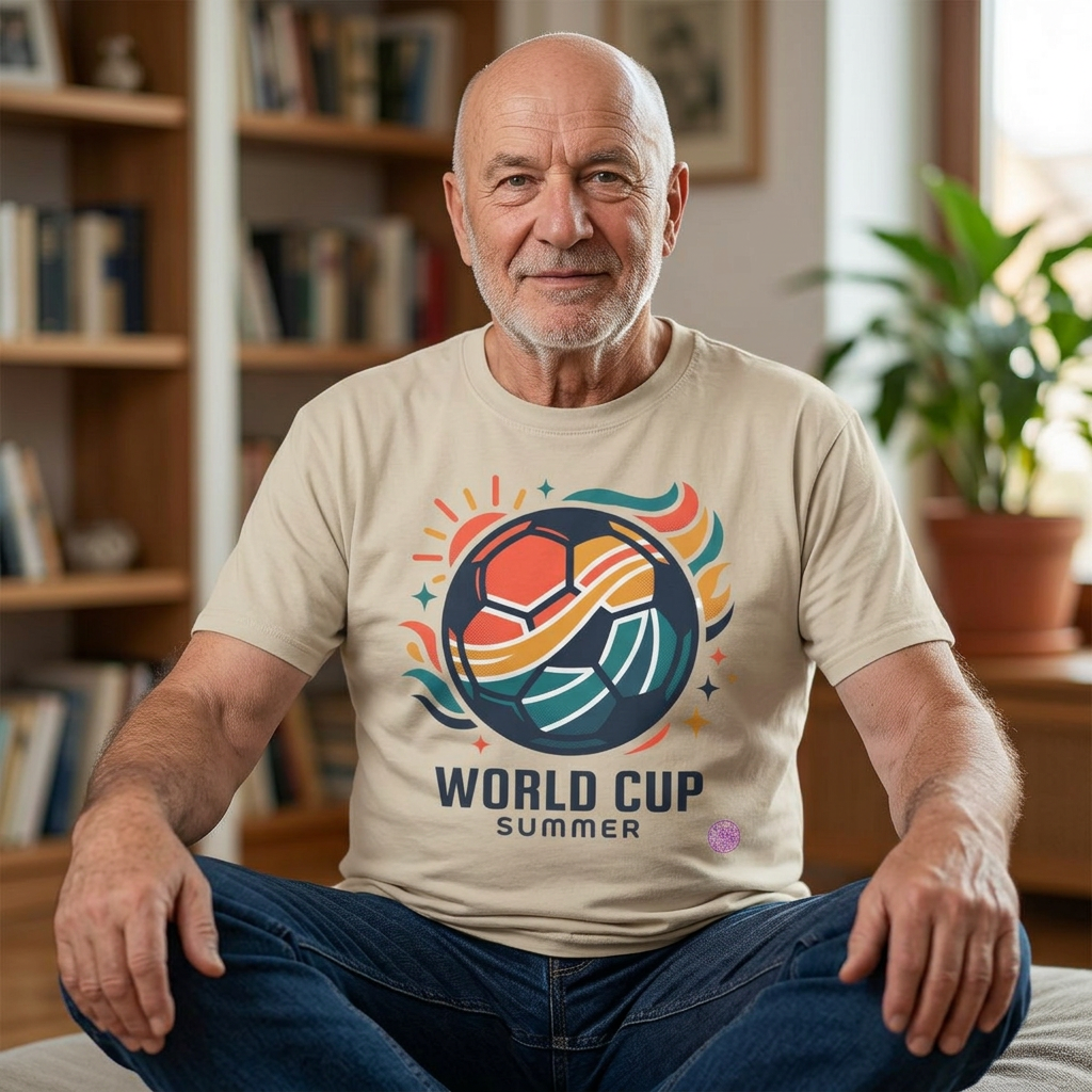 World Cup Soccer T-Shirt — Summer Football Fan Tee