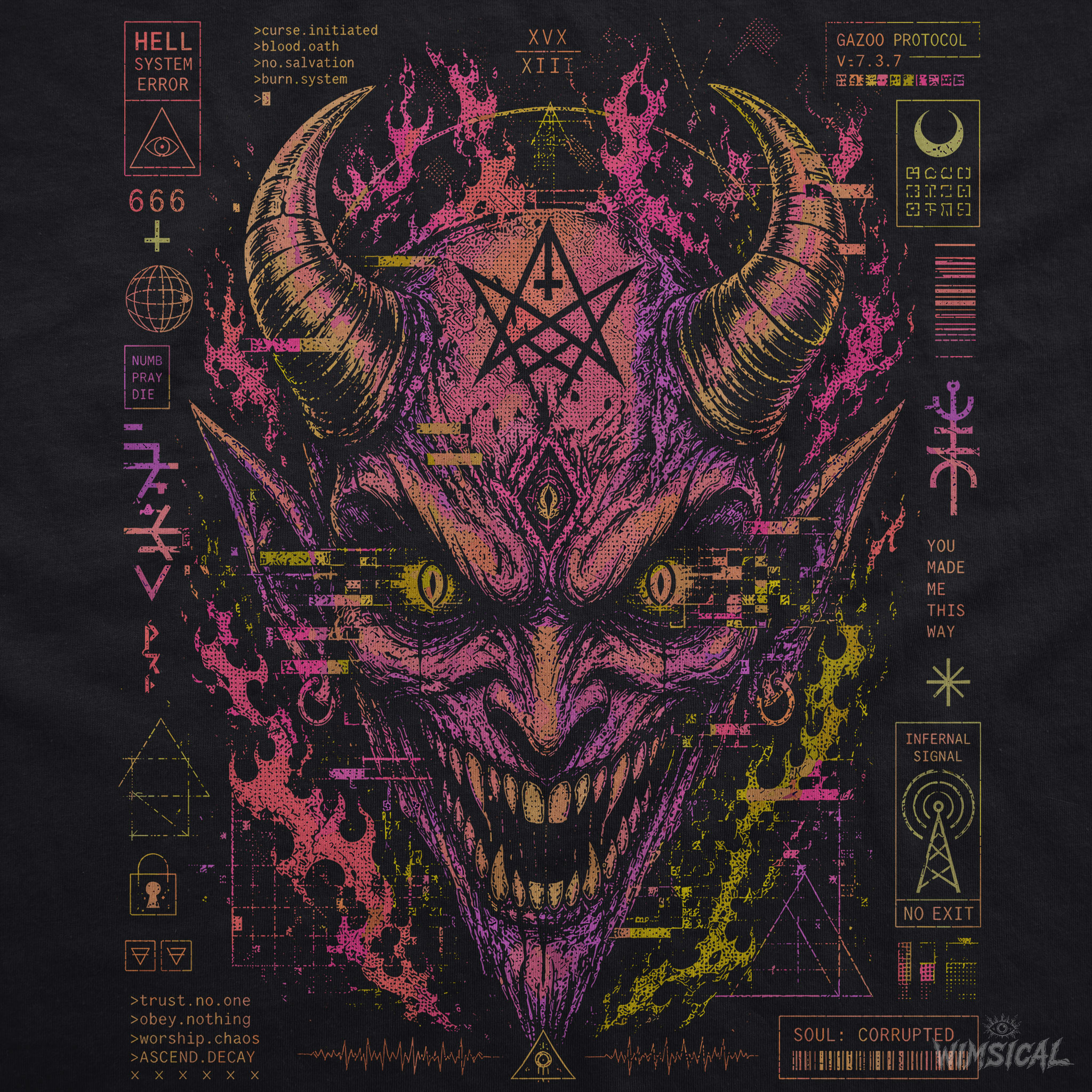 Infernal Signal Unisex T-Shirt product thumbnail image Infernal Signal Unisex T-Shirt product thumbnail image