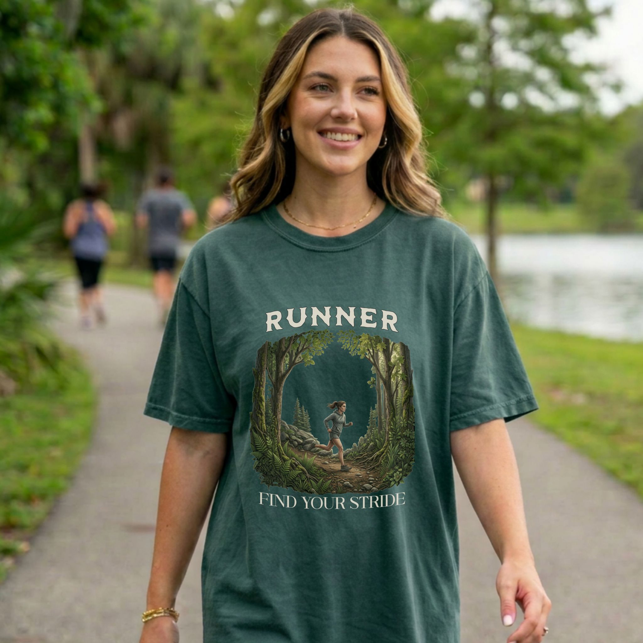 Find Your Stride | Runner Shirt – Motivational Running Graphic Tee (Comfort Colors 1717)