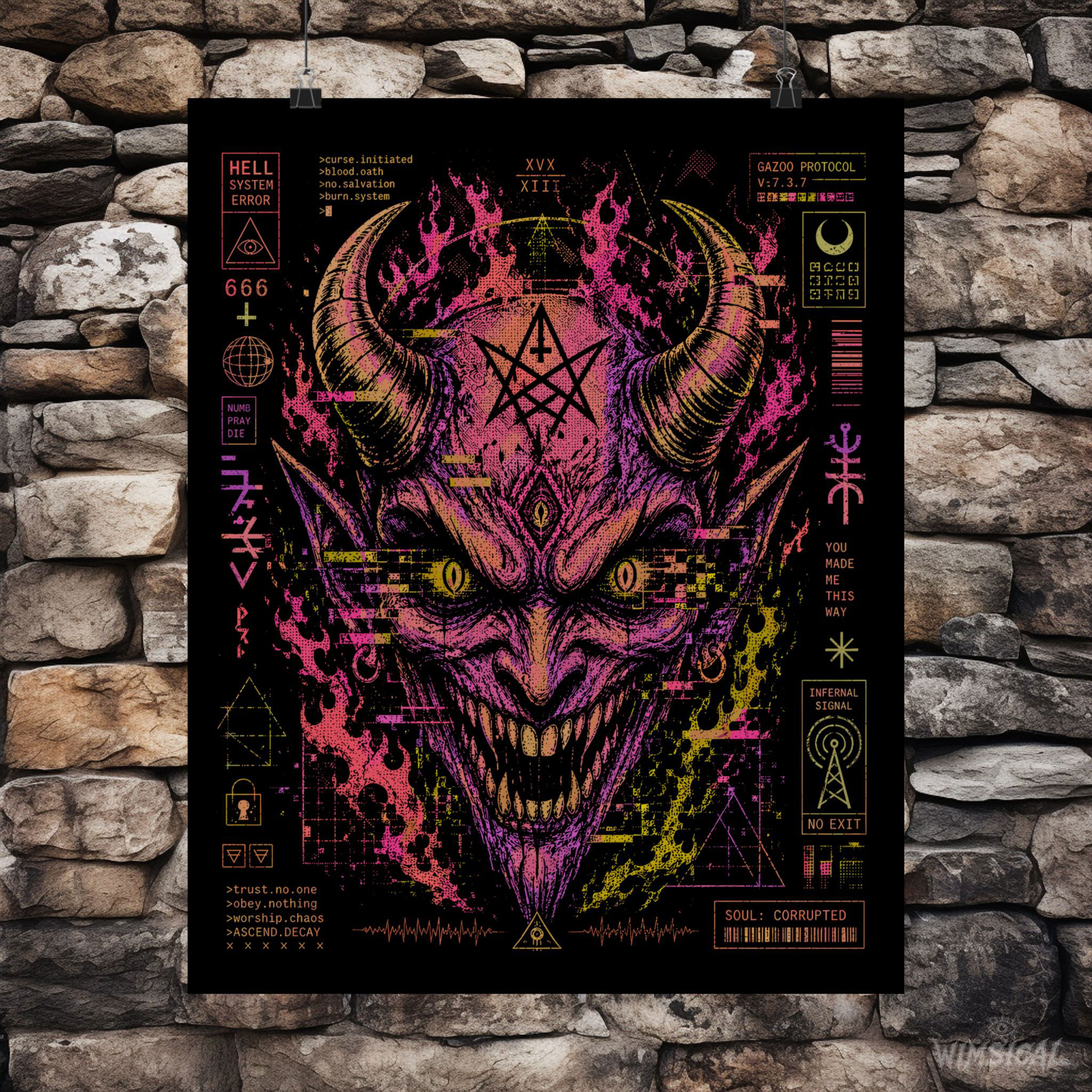 Infernal Signal Poster product thumbnail image