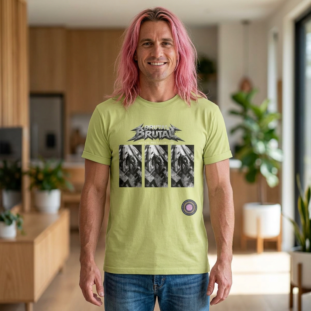 Personalise Brutal Band Tee — Vintage Metal Graphic T-Shirt product thumbnail image