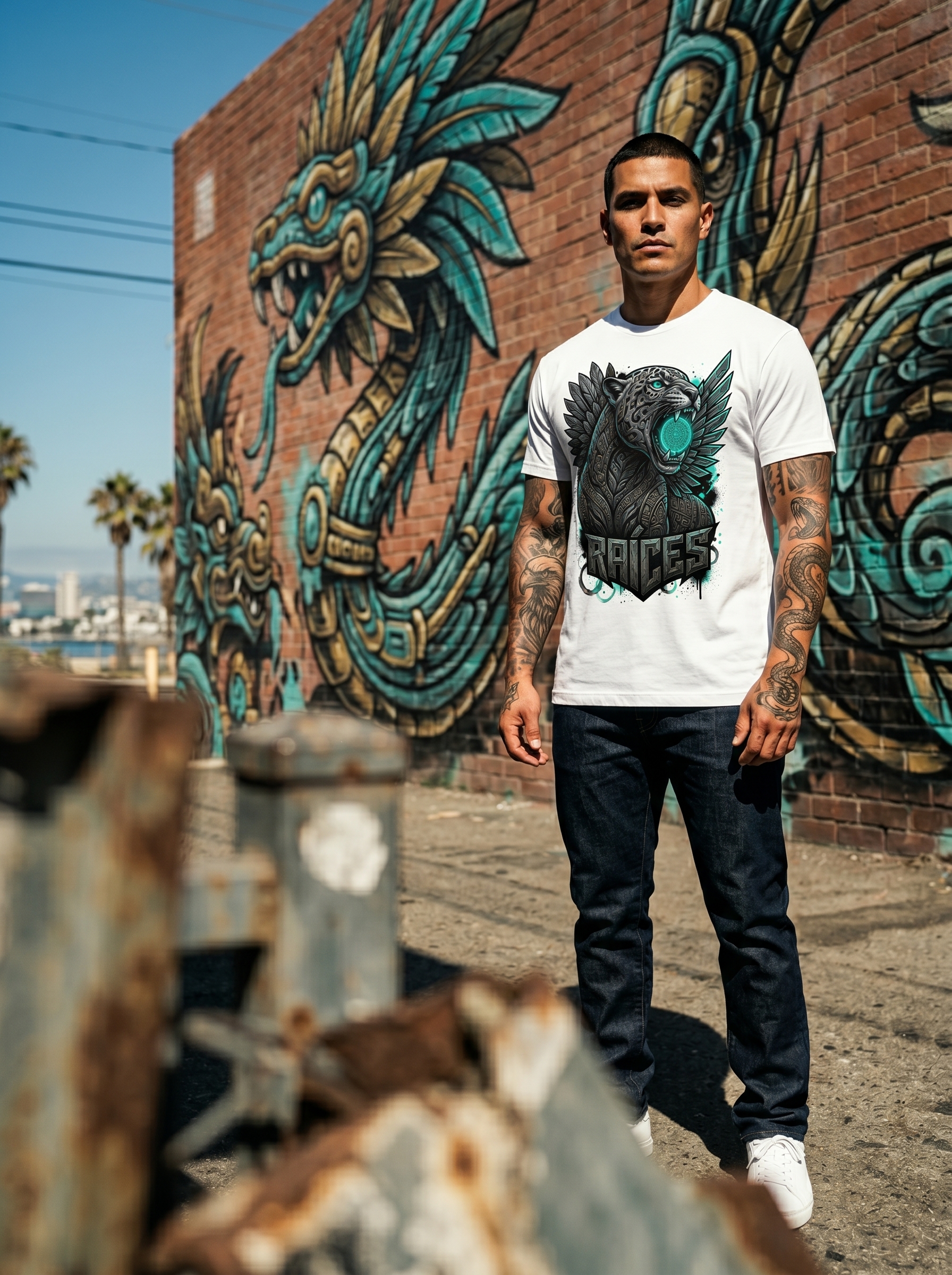 Mexican Raíces Alebrije Unisex Graphic Tee | Chicano Culture Streetwear