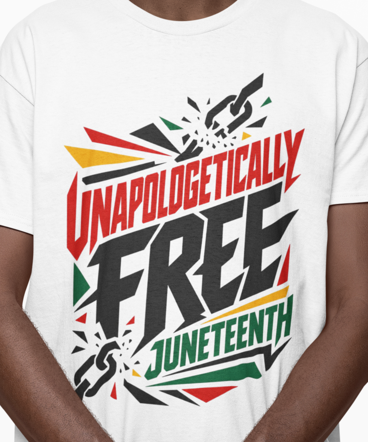 Juneteenth "Unapologetically Free" Gildan Softstyle Adult Unisex T-Shirt product thumbnail image