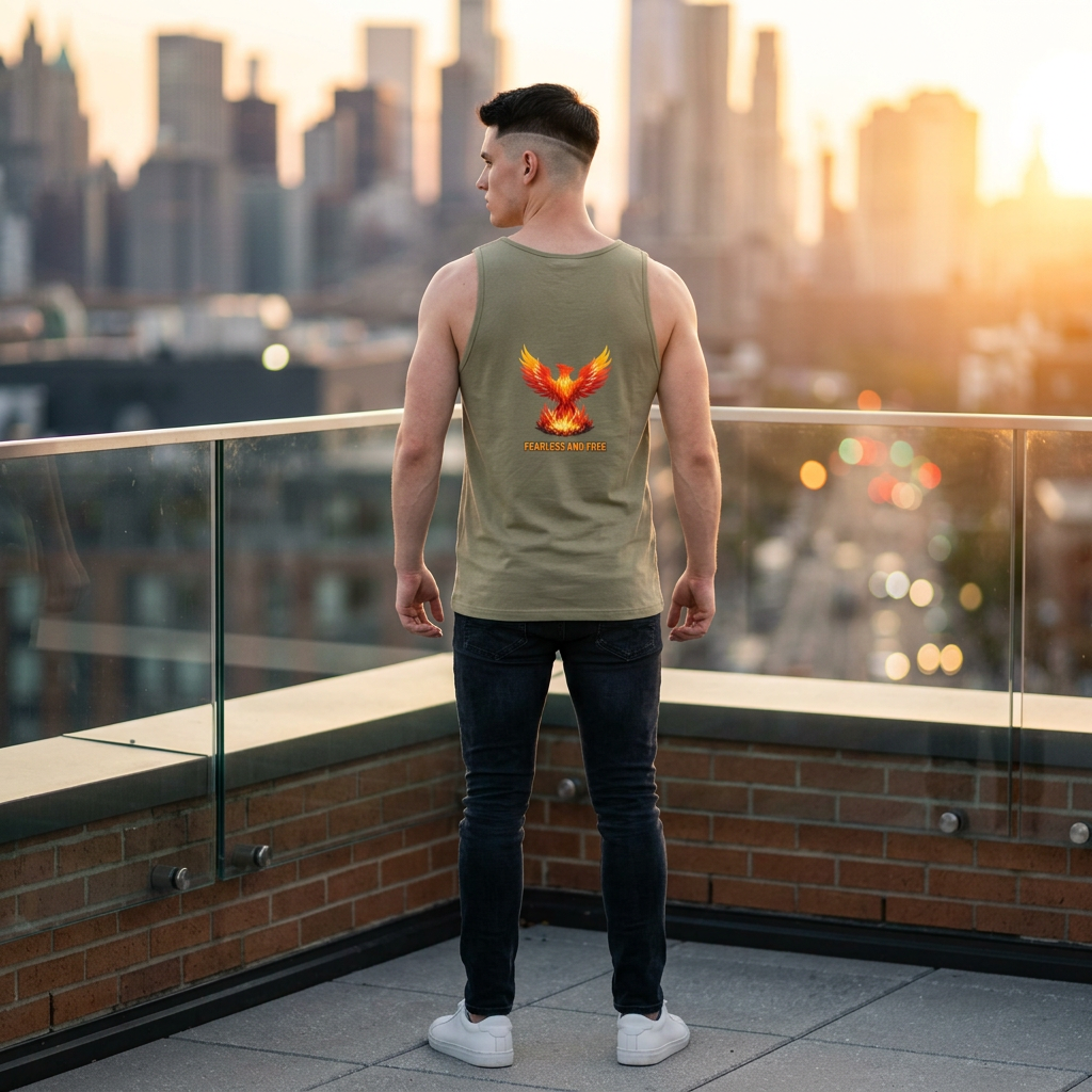 Phoenix Flame Tank Top — Rising Phoenix Graphic Tank