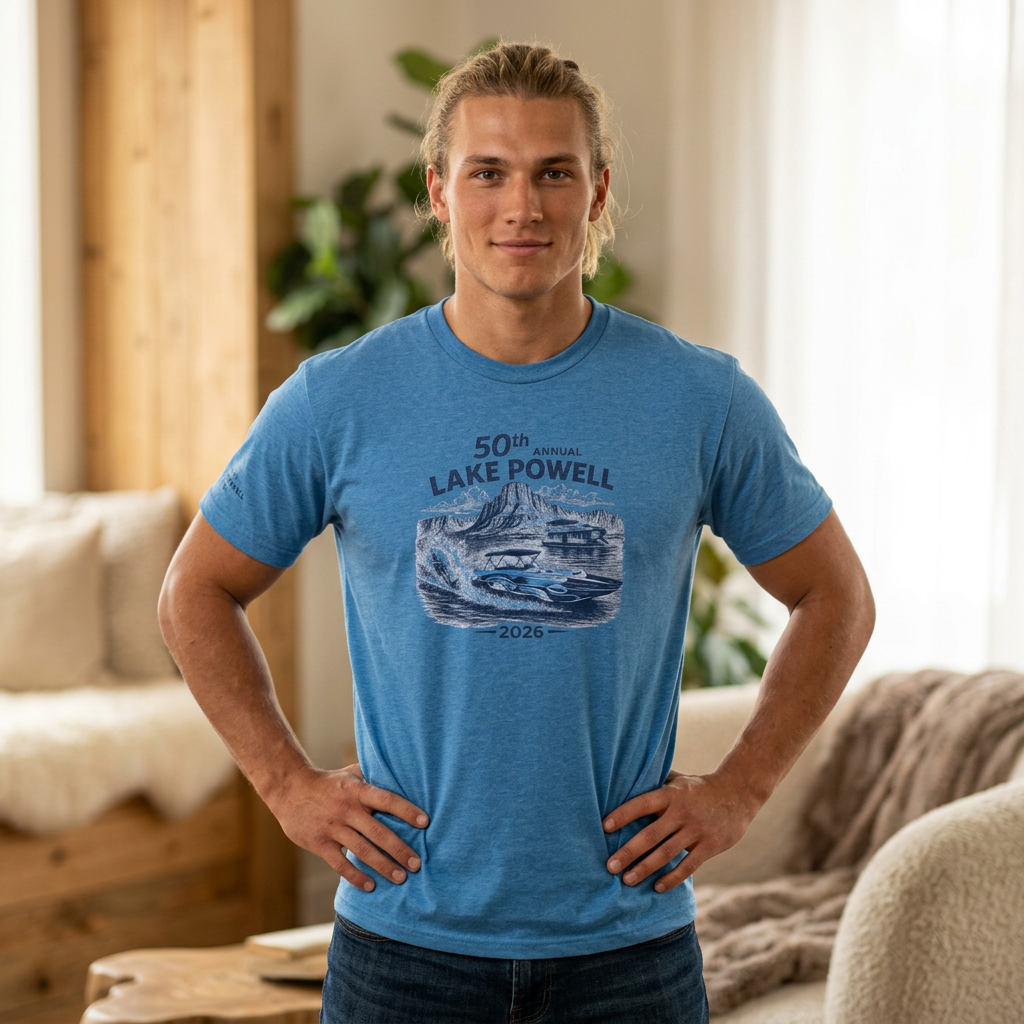 Heavy Cotton Tee w/ LakePowell50