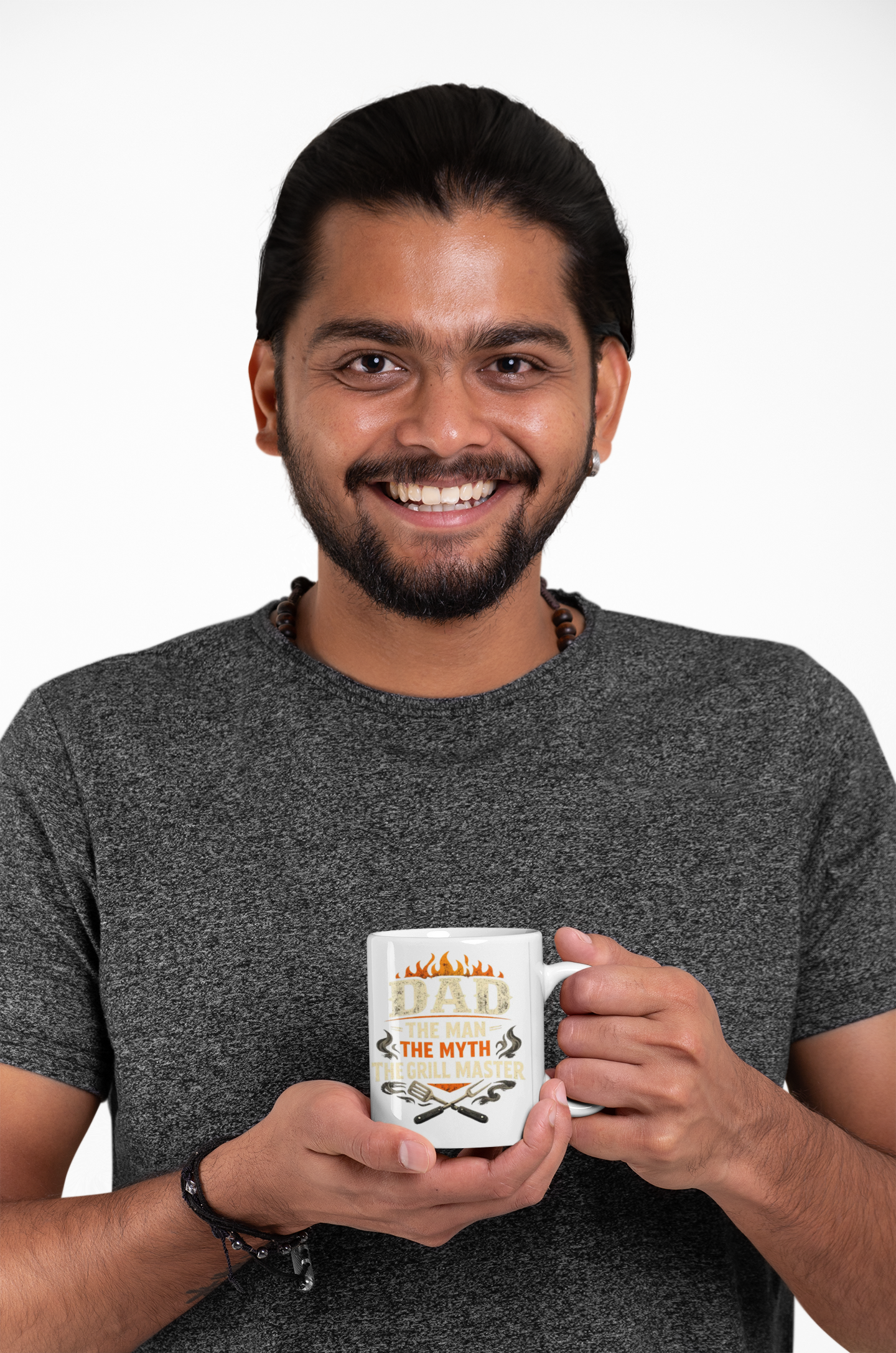 Coffee Mug - Grateful Father's Day Vintage Campfire Design (11oz, 15oz) product thumbnail image
