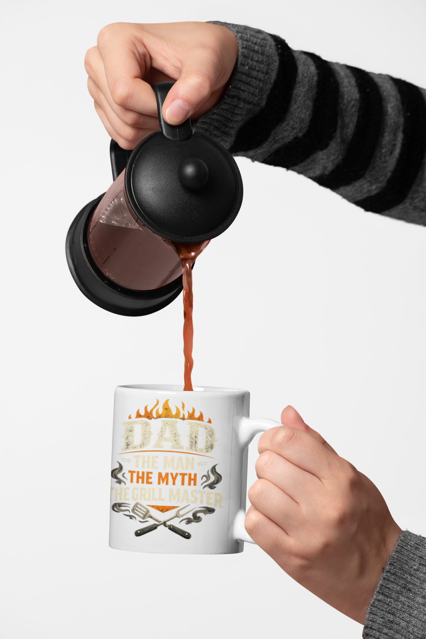 Coffee Mug - Grateful Father's Day Vintage Campfire Design (11oz, 15oz) product thumbnail image