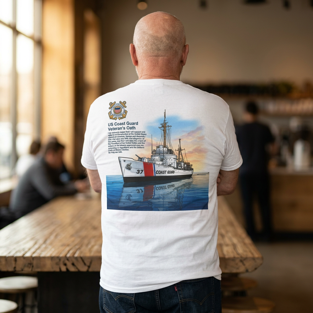 US Coast Guard Veteran T-Shirt — Veteran’s Oath Graphic Tee