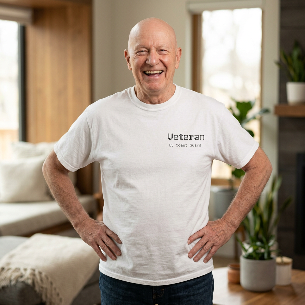 US Coast Guard Veteran T-Shirt — Veteran’s Oath Graphic Tee product thumbnail image