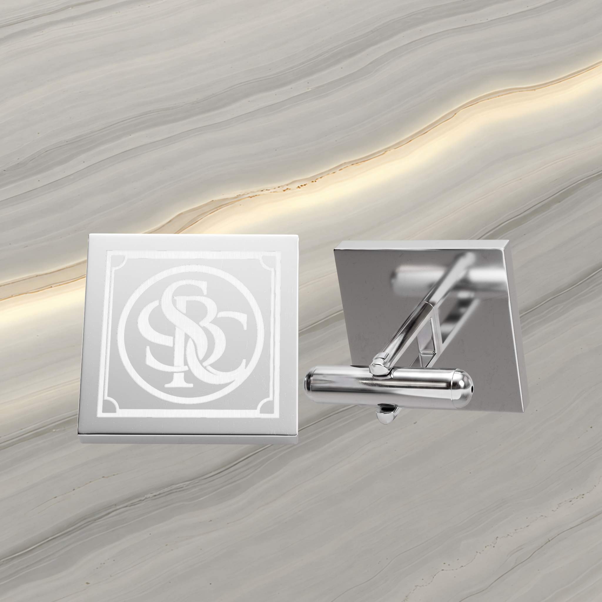 Custom Engraved Cufflinks product thumbnail image Custom Engraved Cufflinks product thumbnail image