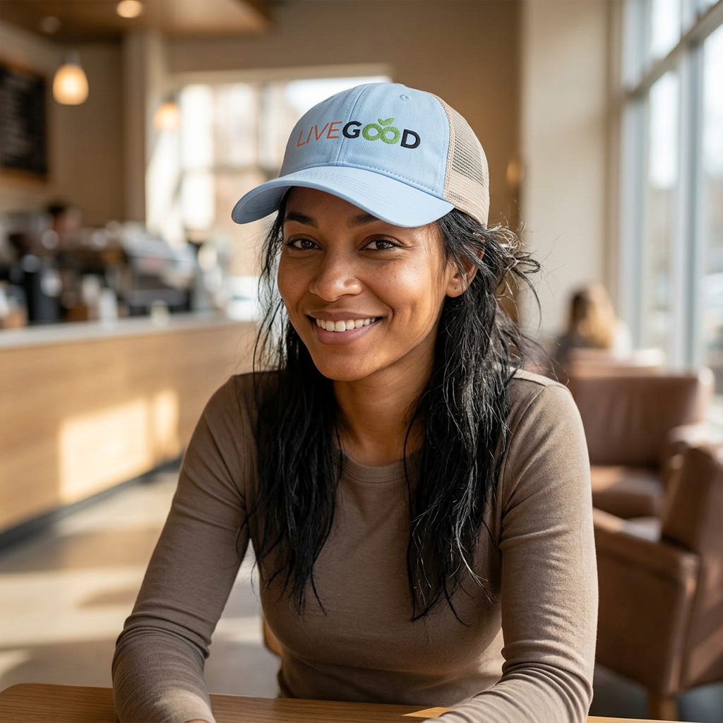 LiveGood Women's Washed Mesh-Back Cap